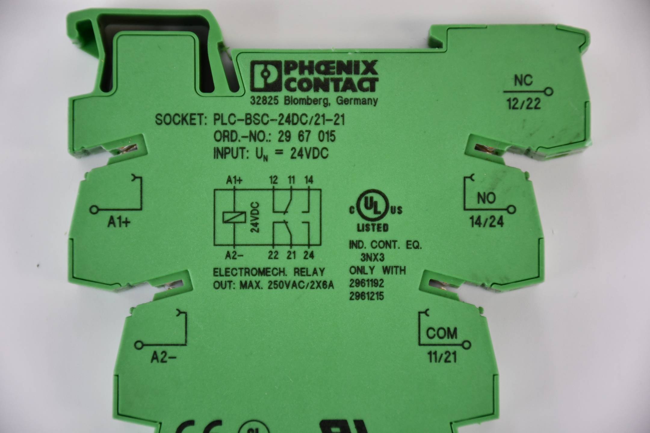 Phoenix Contact Relaissockel PLC BSC 24DC/21-21 ( 2967015 )