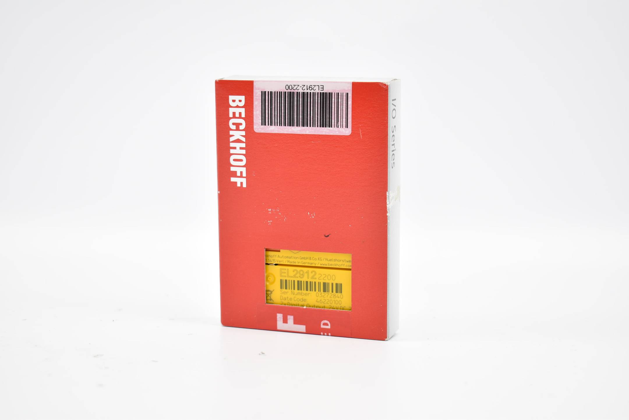 Beckhoff EtherCAT-Klemme 2-Kanal-Digital-Ausgang 24VDC 2A EL2912-2200 ( EL2912 )