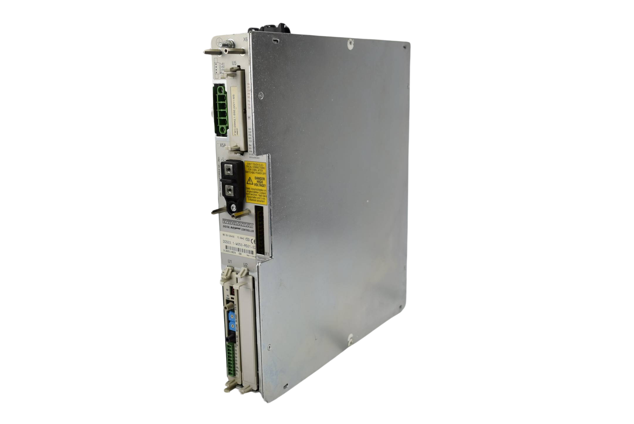 Bosch Rexroth Indramat Digital A.C. Servo controller DDS03.1-W050-RS01-02-FW
Bosch Rexroth Indramat Digital A.C. Servo controller DDS03.1-W050-RS01-02-FW
