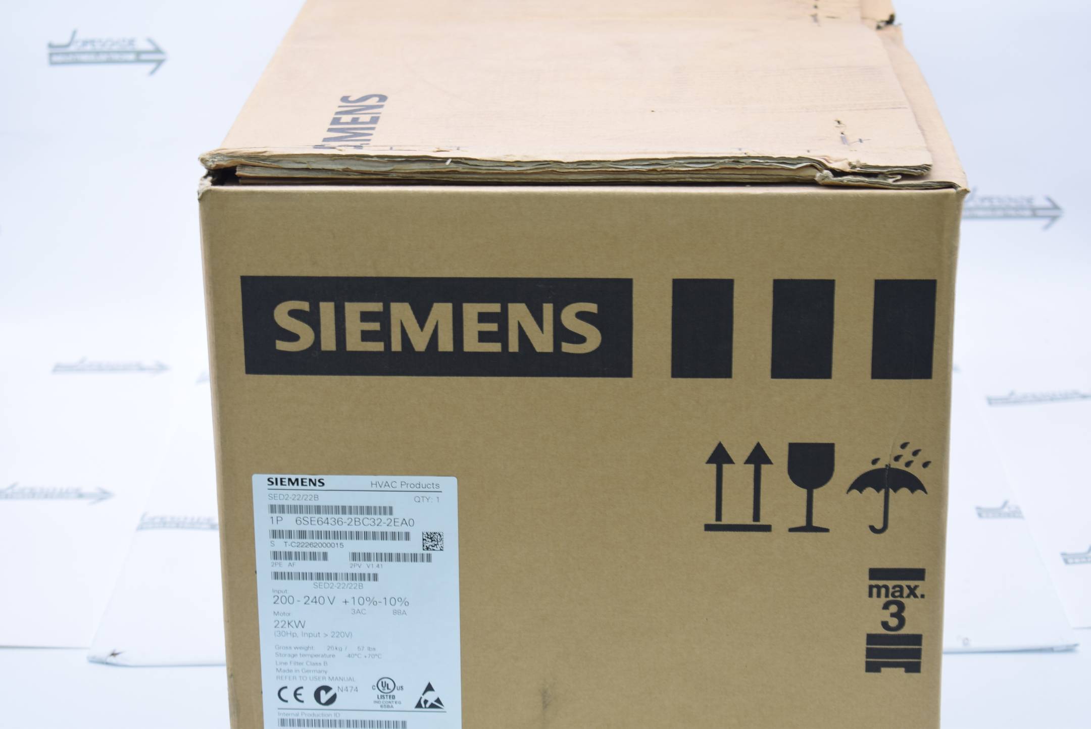 Siemens Frequenzumwandler 6SE6436-2BC32-2EA0 ( 6SE6 436-2BC32-2EA0 ) V1.41