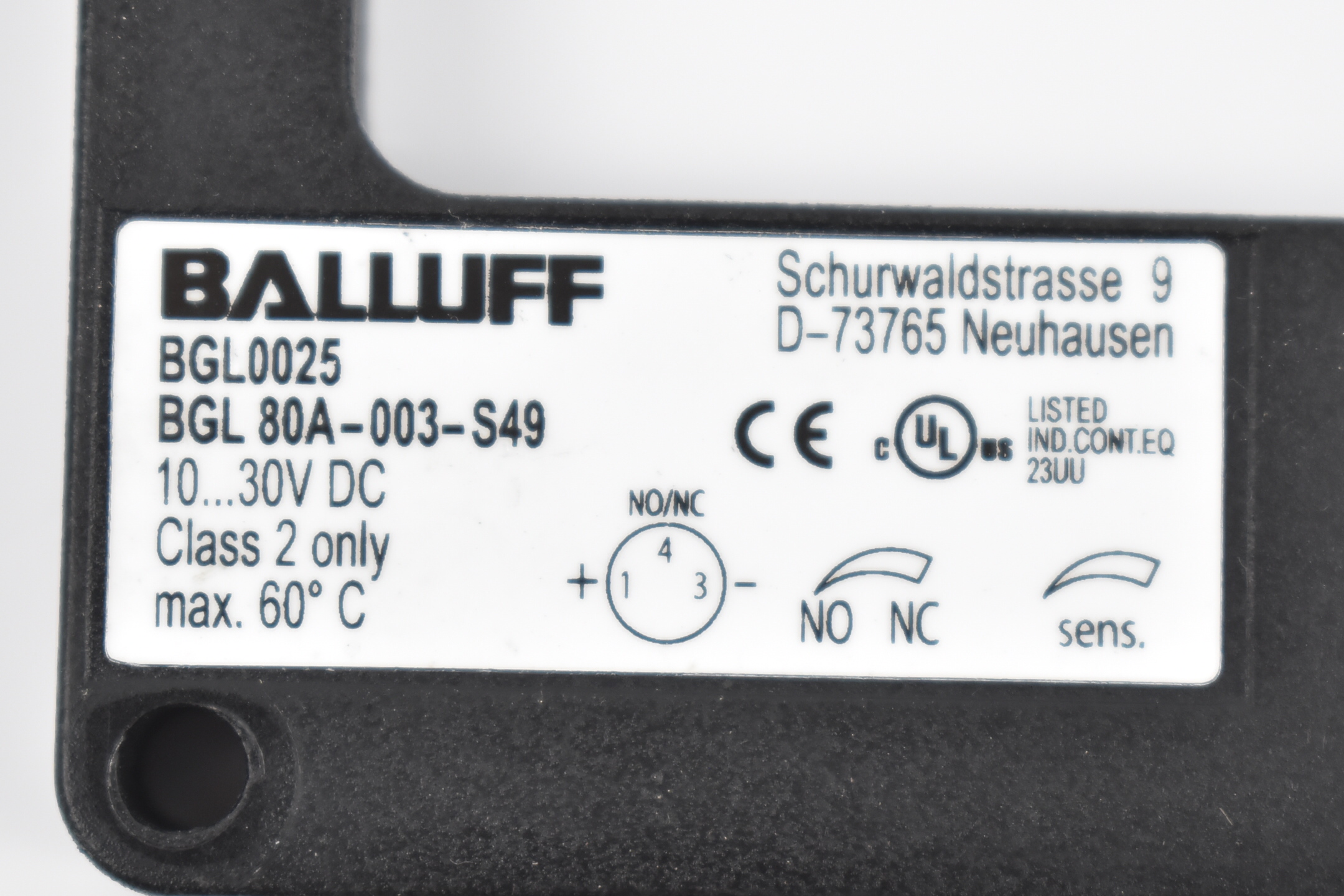 Balluff Gabellichtschranken BGL0025 ( BGL 80A-003-S49 )