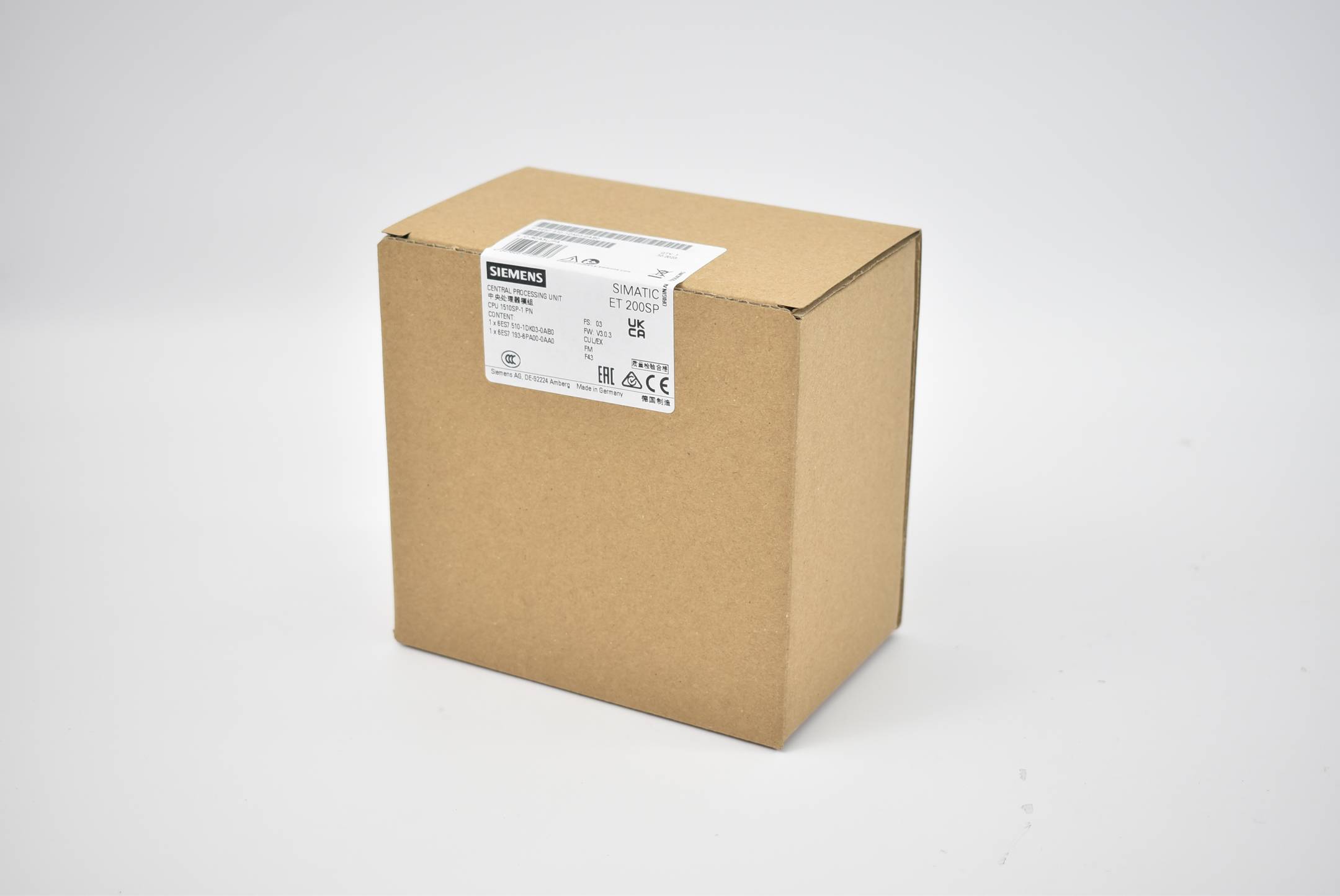 Siemens simatic DP CPU1510SP-1 PN 6ES7 510-1DK03-0AB0 ( 6ES7510-1DK03-0AB0 ) E03