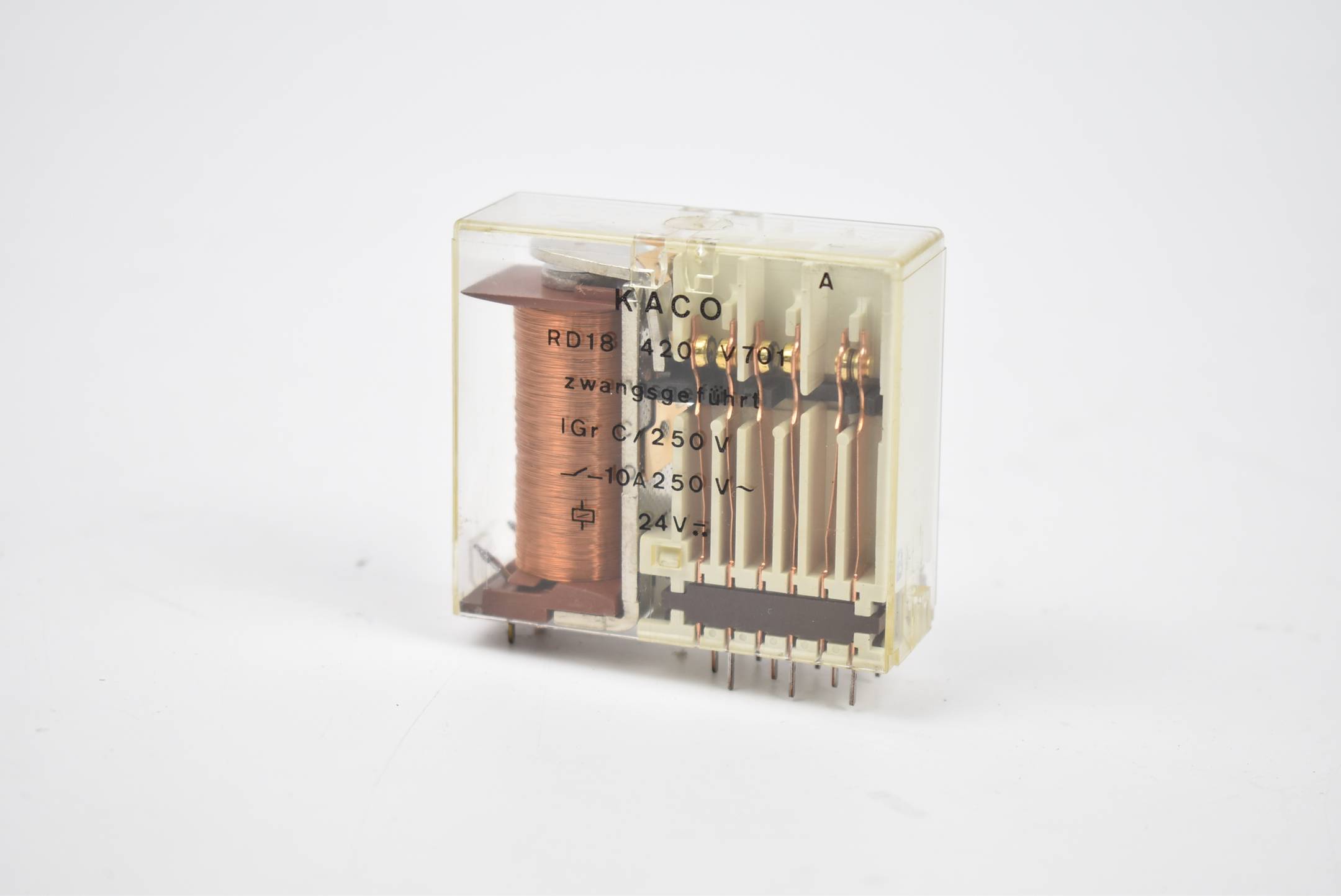 Kaco Relais 24V Spule RD18 420 V701 ( RD18420V701 ) 10A