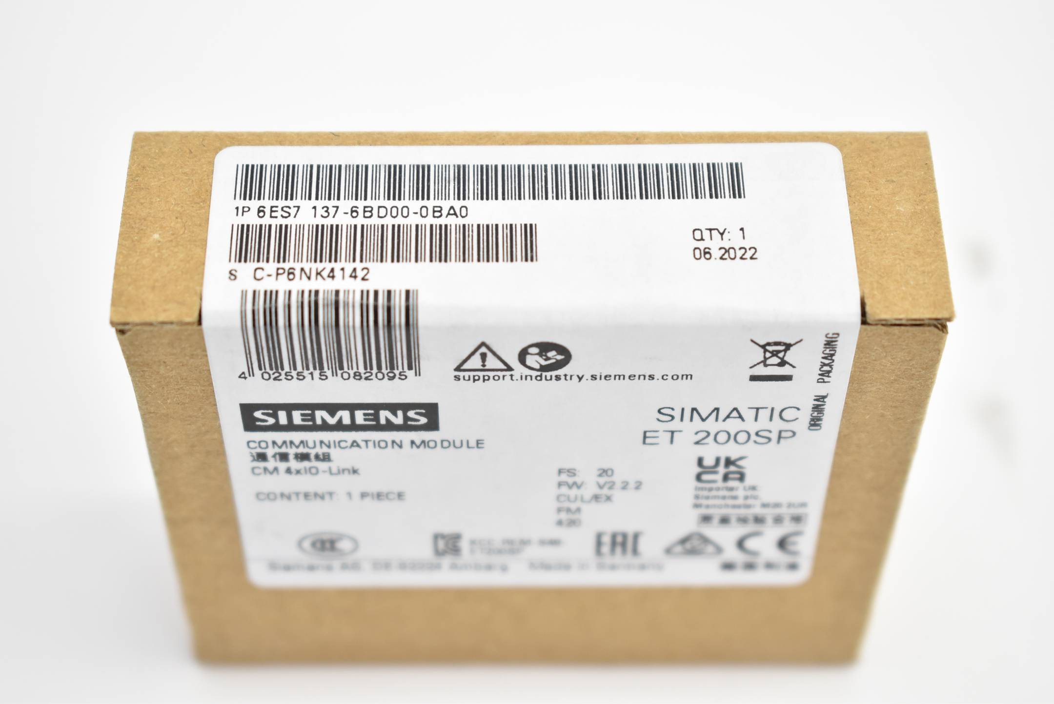 Siemens simatic ET 200SP 6ES7 137-6BD00-0BA0 ( 6ES7137-6BD00-0BA0 ) E20