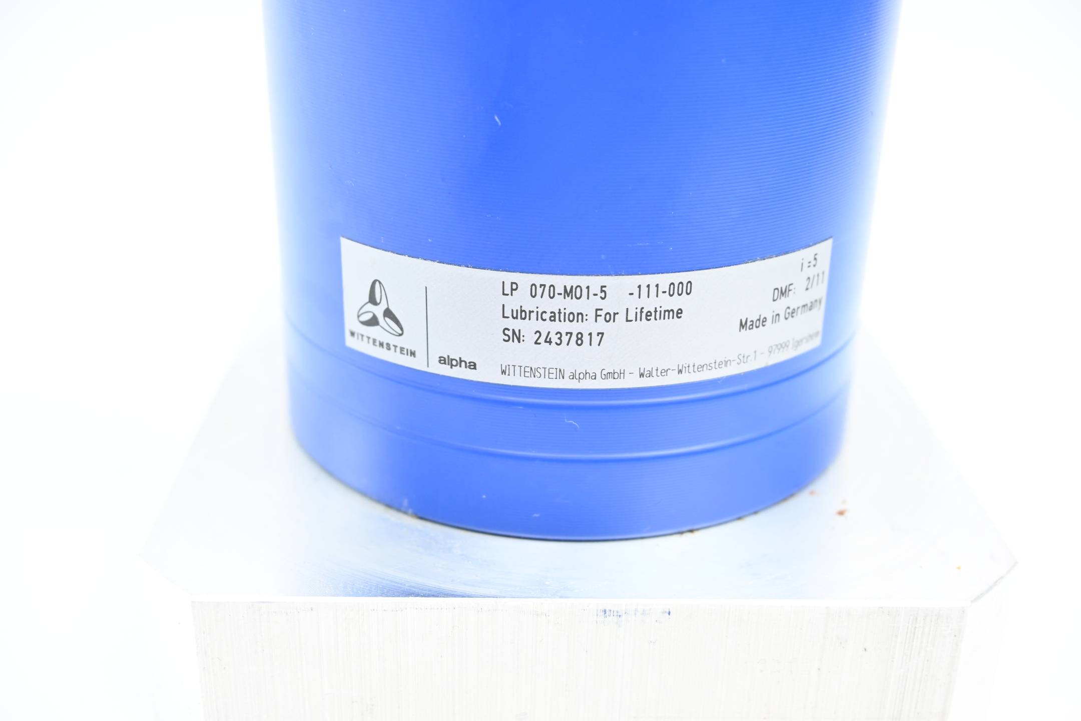 Wittenstein Alpha Getriebe LP 070-M01-5 -111-000 ( LP070-M01-5-111-000 )