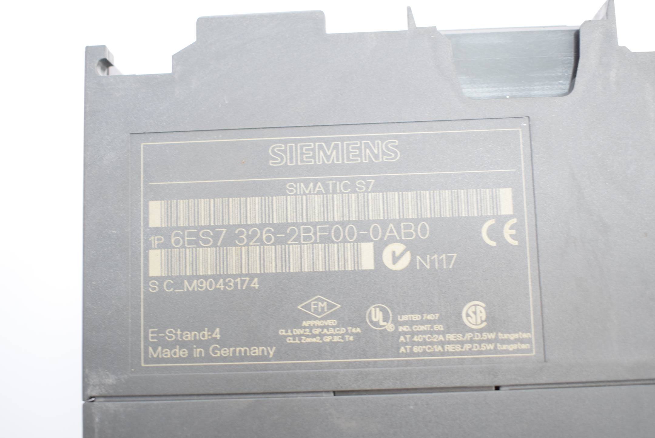 Siemens simatic S7 SM 326 6ES7 326-2BF00-0AB0 ( 6ES7326-2BF00-0AB0 ) E4