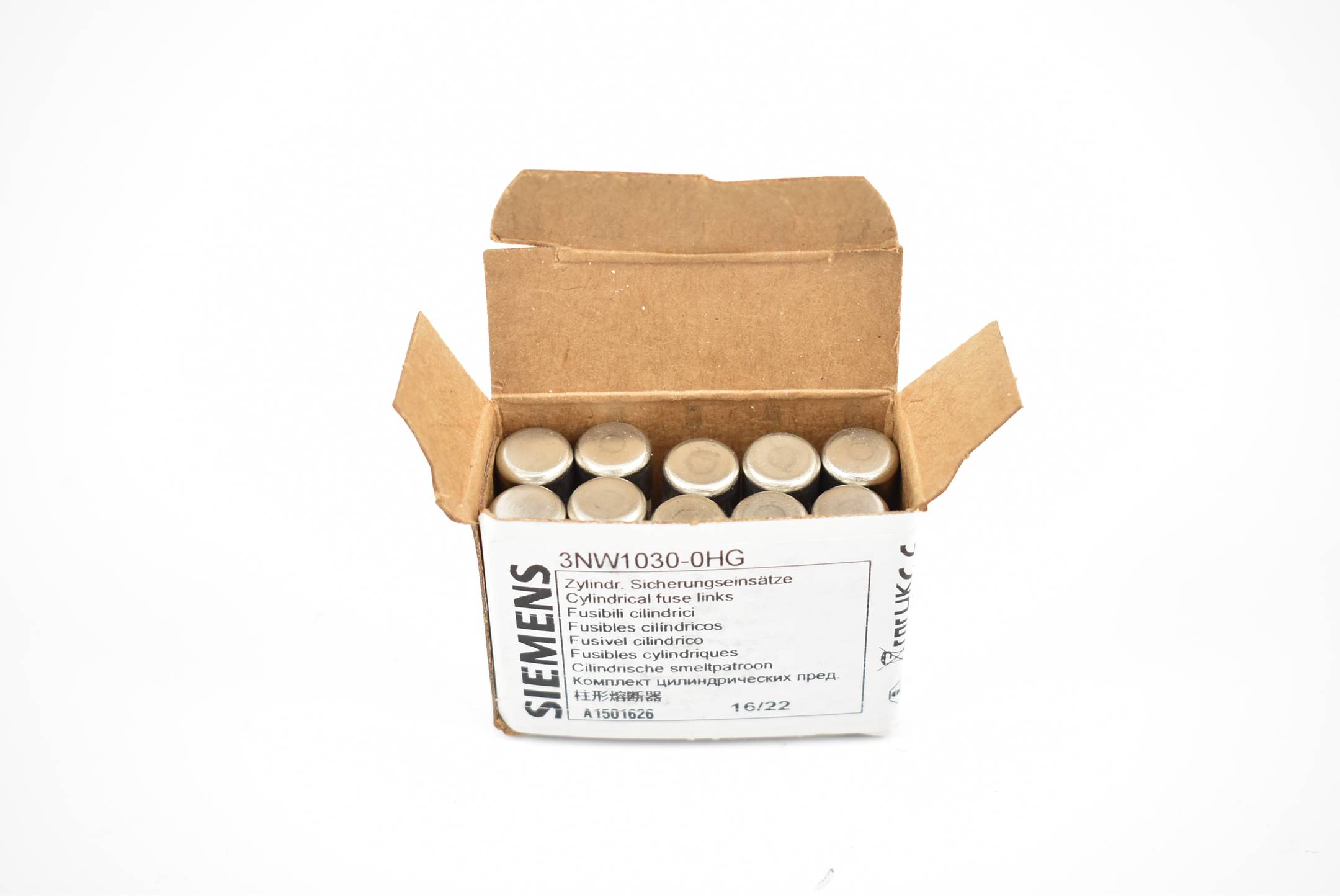 Siemens Sentron Zylindersicherungseinsatz 3NW1030-0HG ( 3NW 1030-0HG ) 10er Pack
