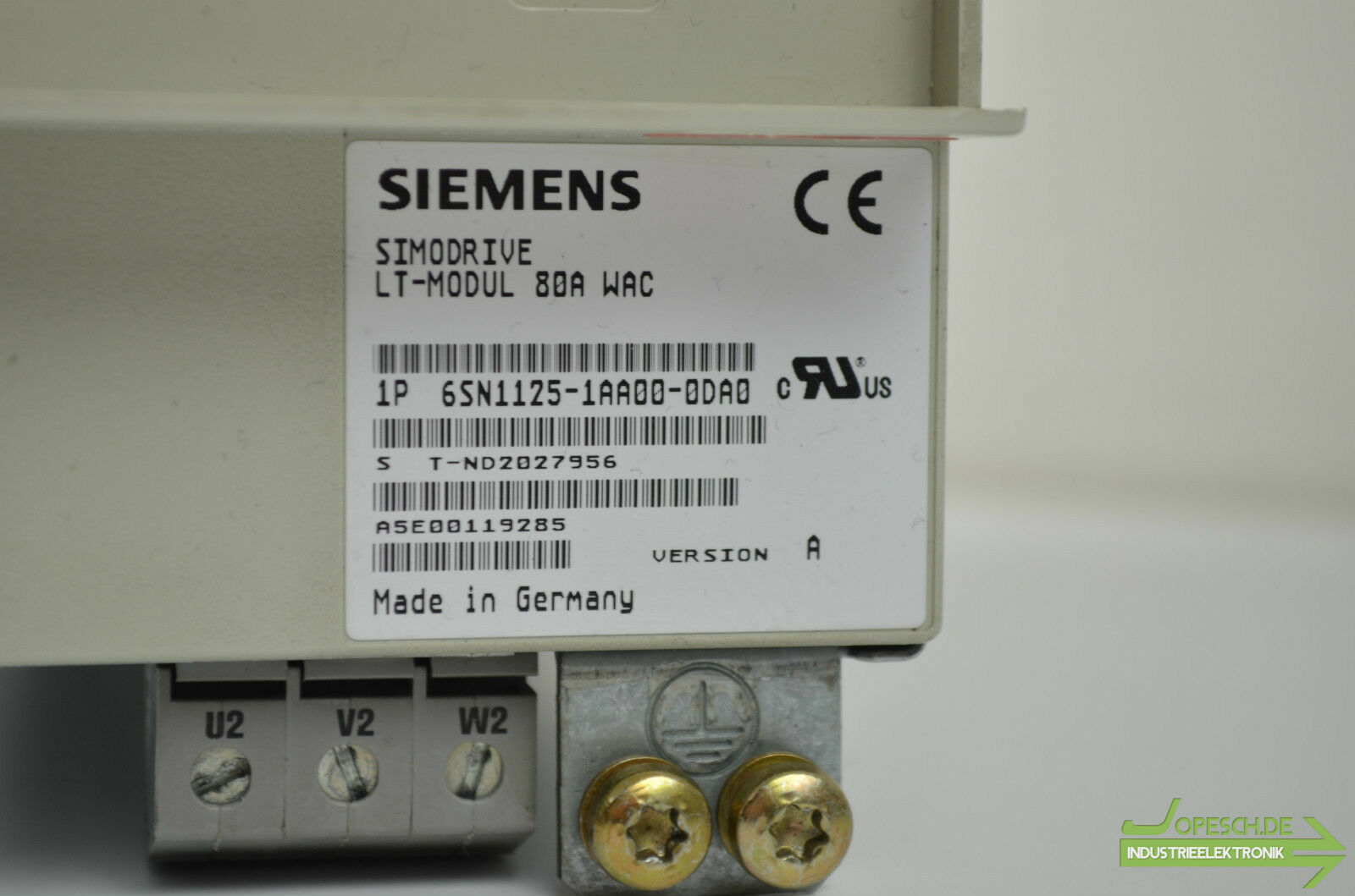 Siemens simodrive LT-Modul 80A WAC 6SN1125-1AA00-0DA0 ( 6SN1 125-1AA00-0DA0 )