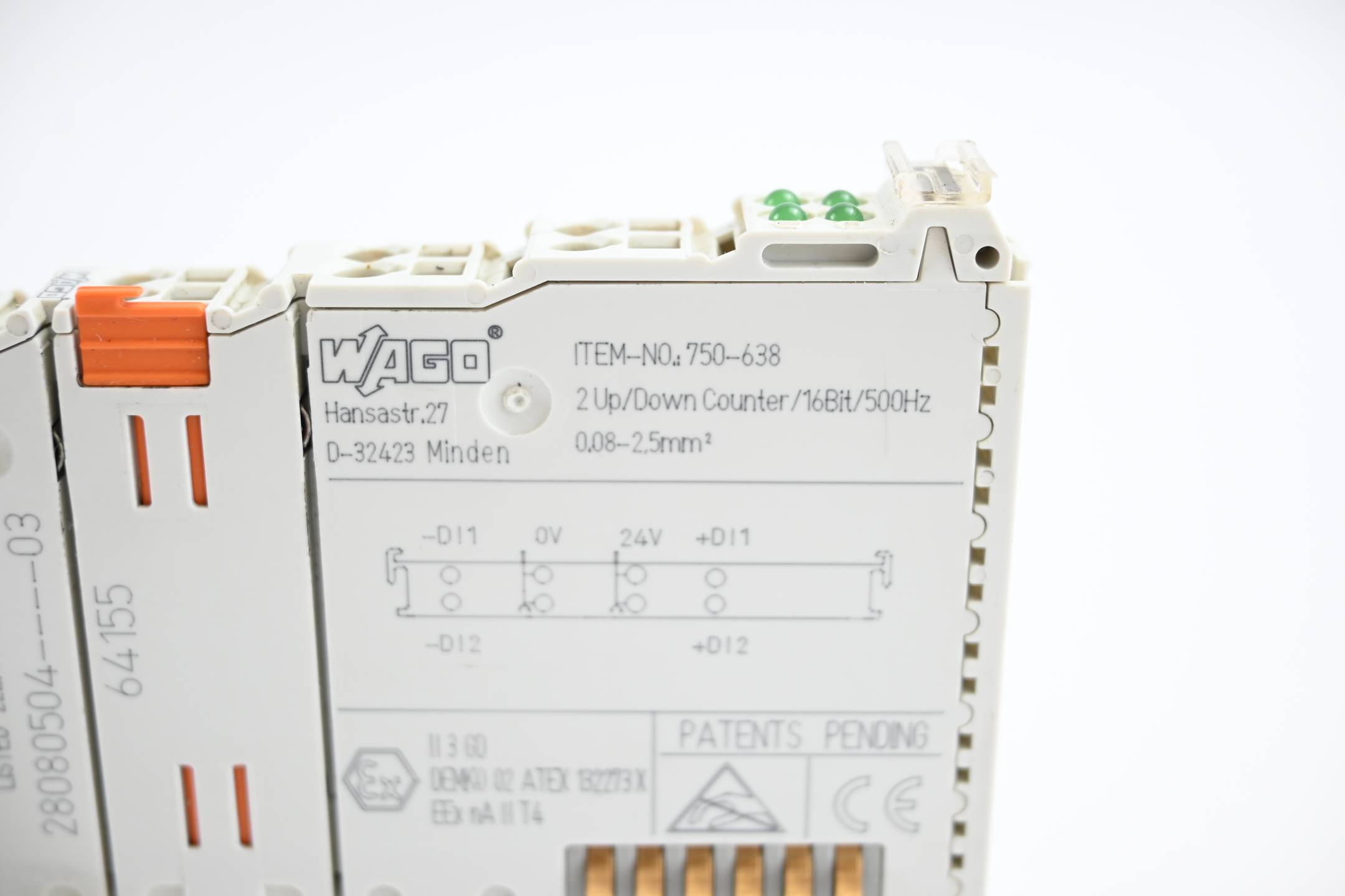 Wago Vor-/Rückwärtszähler 750-638 ( 16Bit 500Hz )