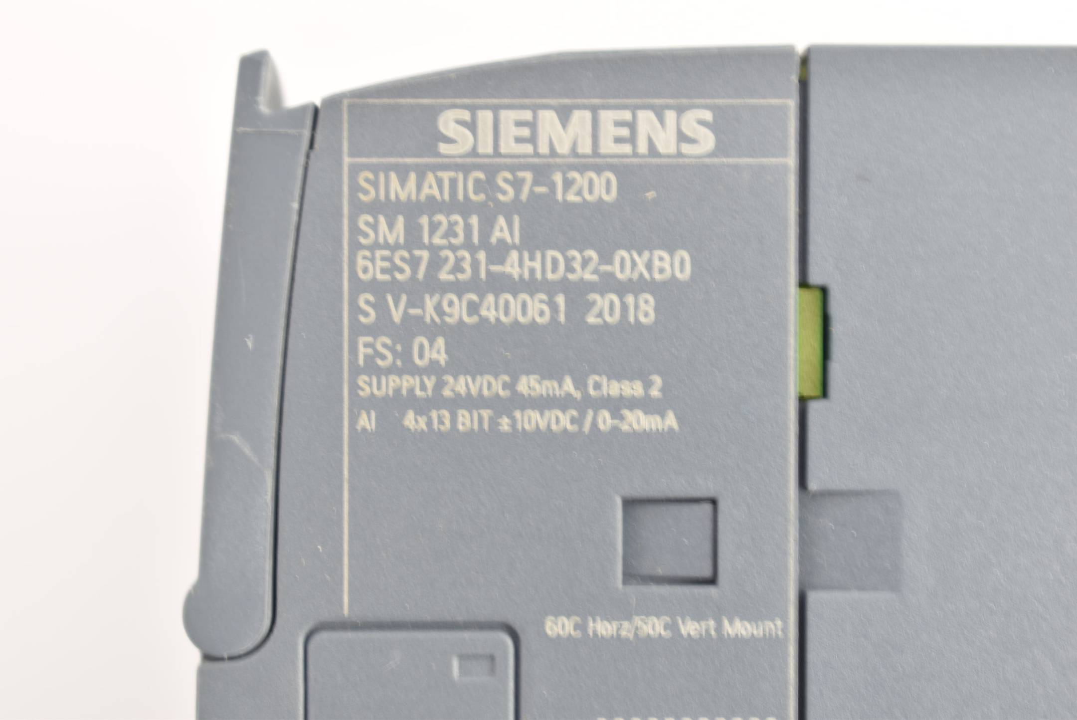 Siemens simatic S7-1200 SM1231 6ES7 231-4HD32-0XB0 ( 6ES7231-4HD32-0XB0 ) FS.4
