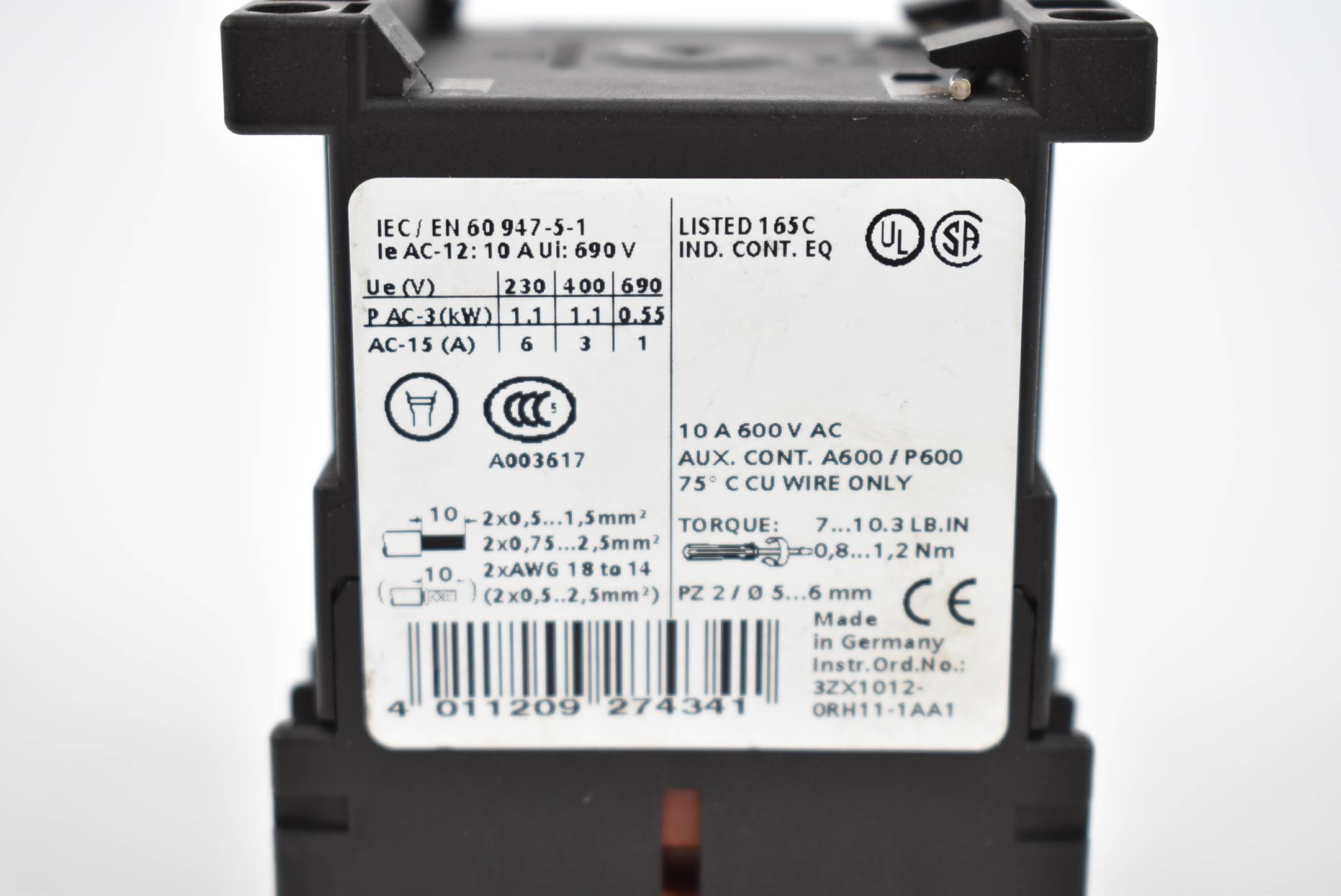 Siemens Sirius Schütz 3RH1140-1BB40 ( 3RH1 140-1BB40 )
