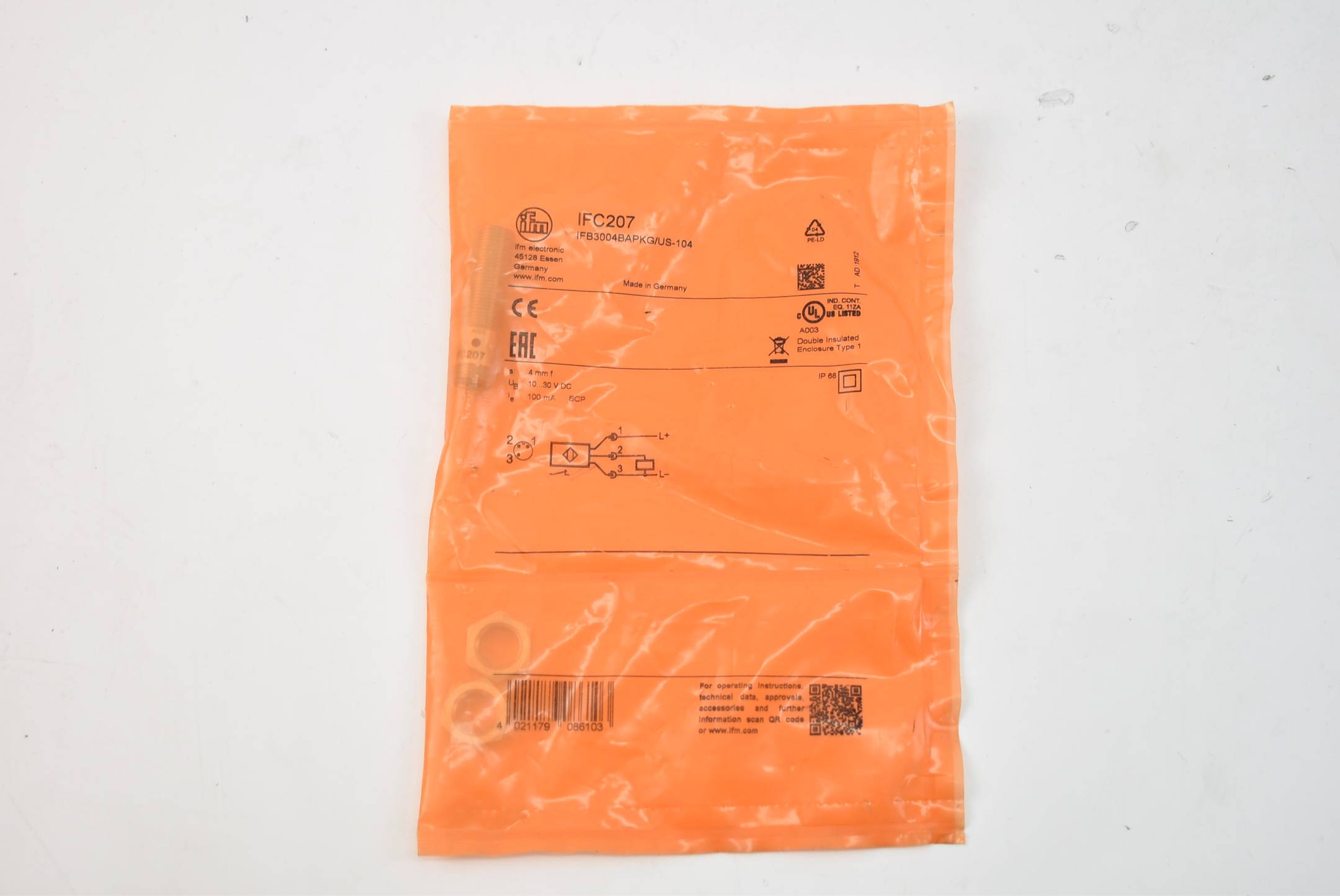 Ifm Electronic Induktiver Sensor IFC207 IFB3004BAPKG/US-104