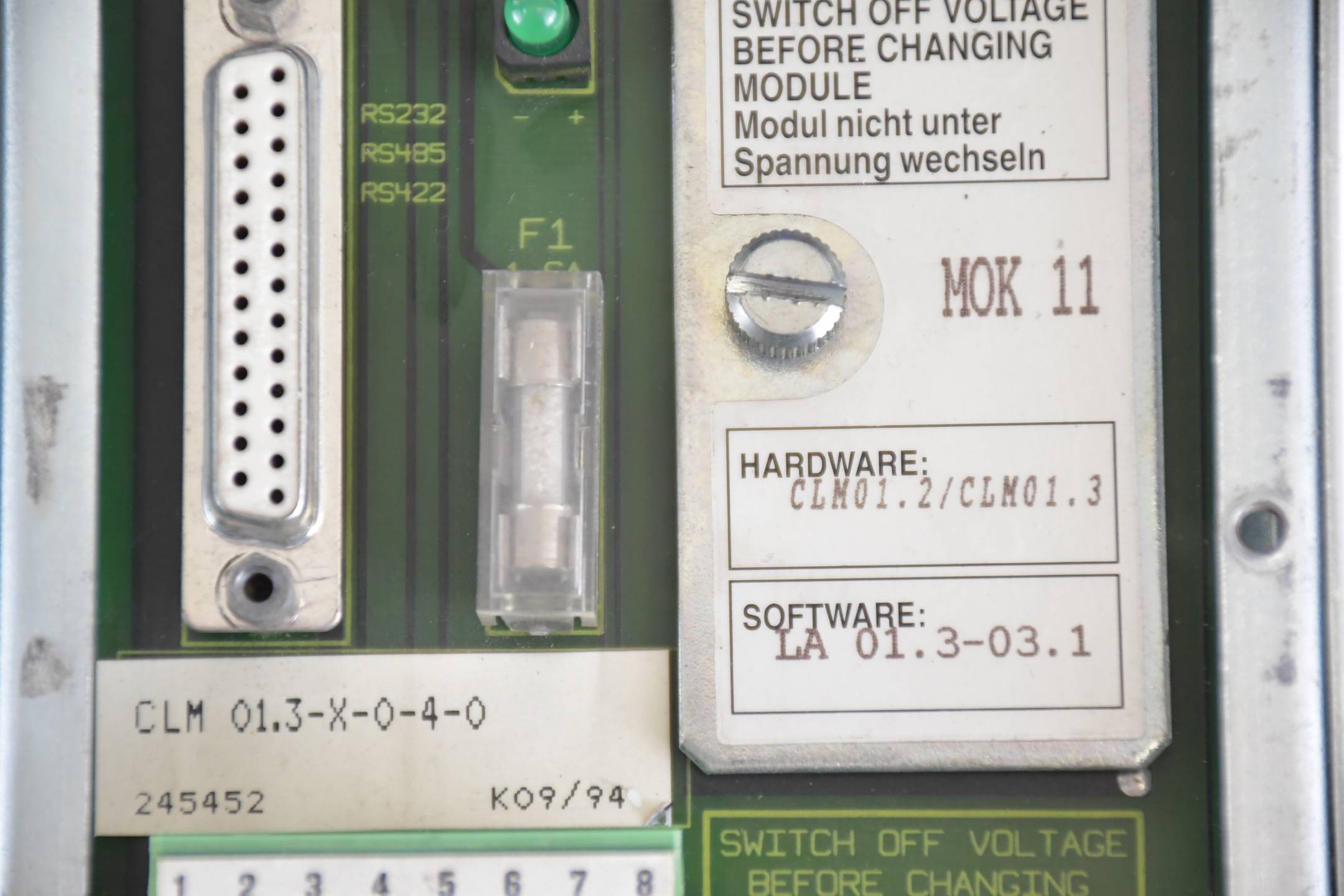 Bosch Indramat Rexroth CLM 01.3-X-0-4-0 ( CLM01.3 ) inkl. MOK 11 Modul