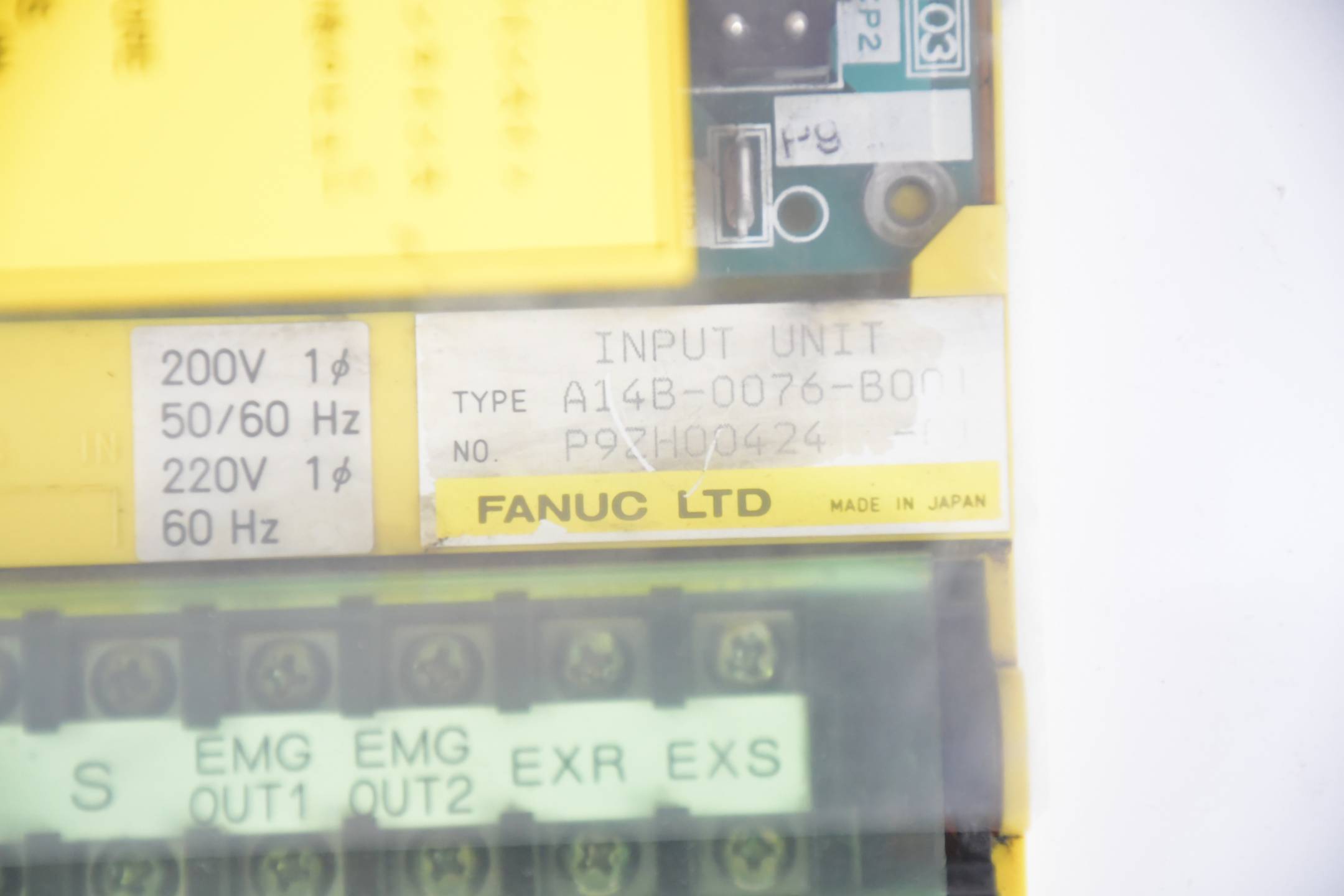 Fanuc LTD. Eingangsmodul A14B-0076-B001