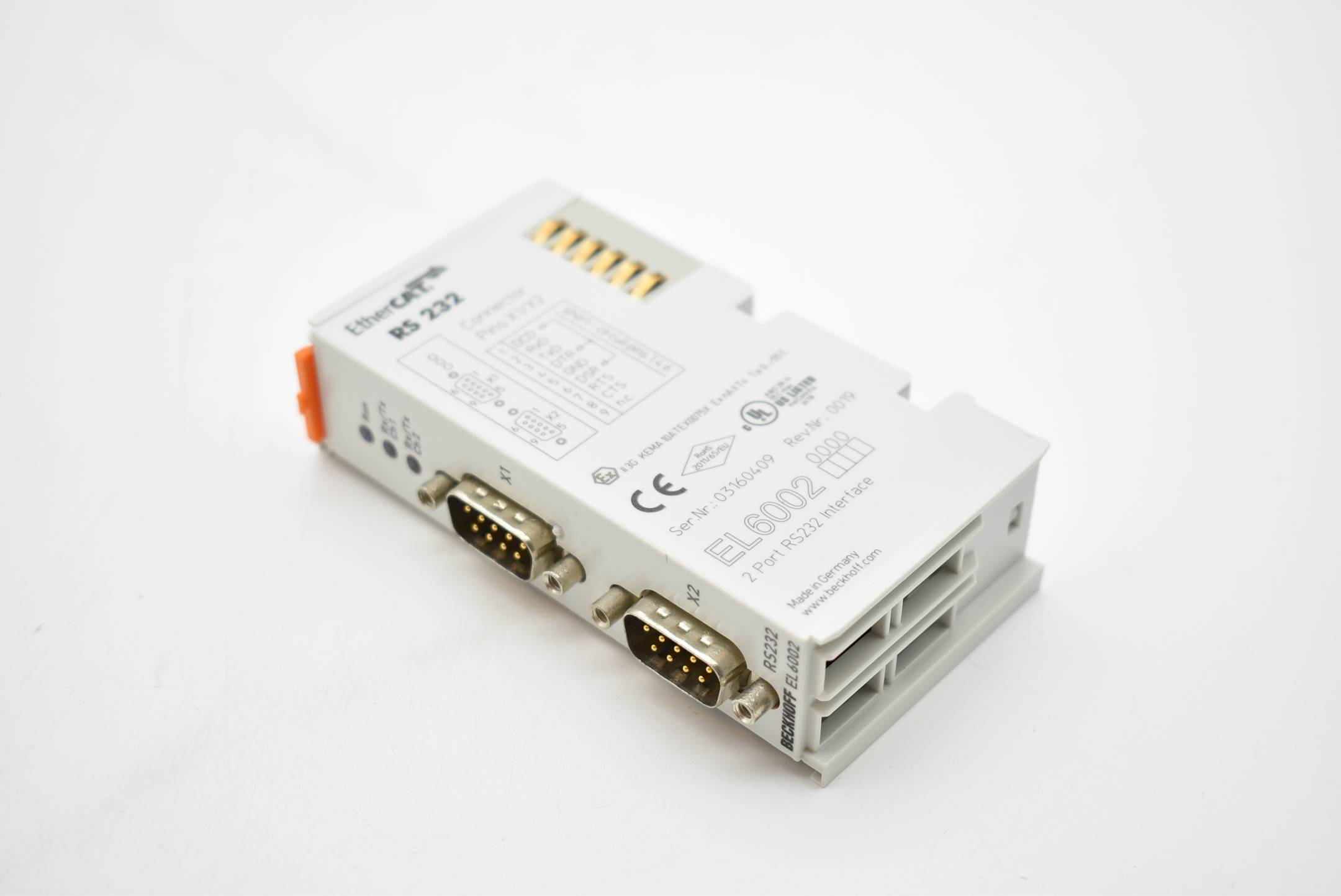 Beckhoff 2-Port RS232 Input EL6002 ( EL 6002 )