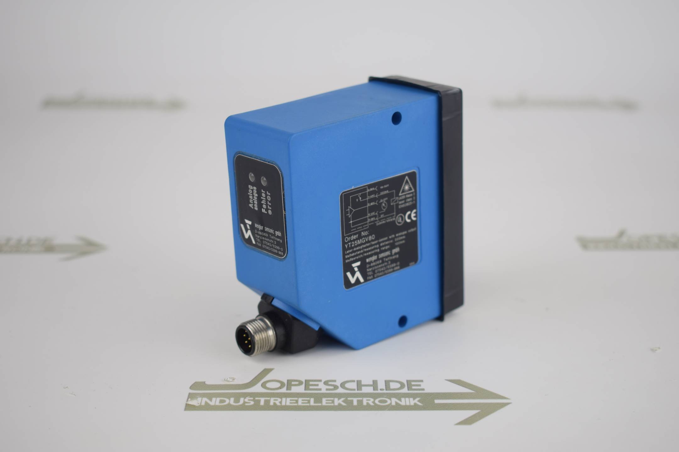 Wenglor Laser Sensor Reflexionstaster YT25MGV80