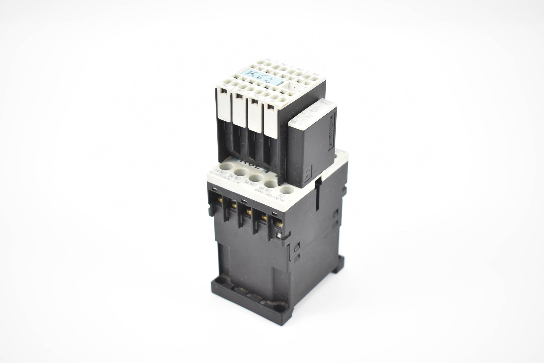 Siemens Sirius Hilfsschütz 3RH1140-1AP00 + 3RH1911-2GA04 + 3RT1916-1BB00