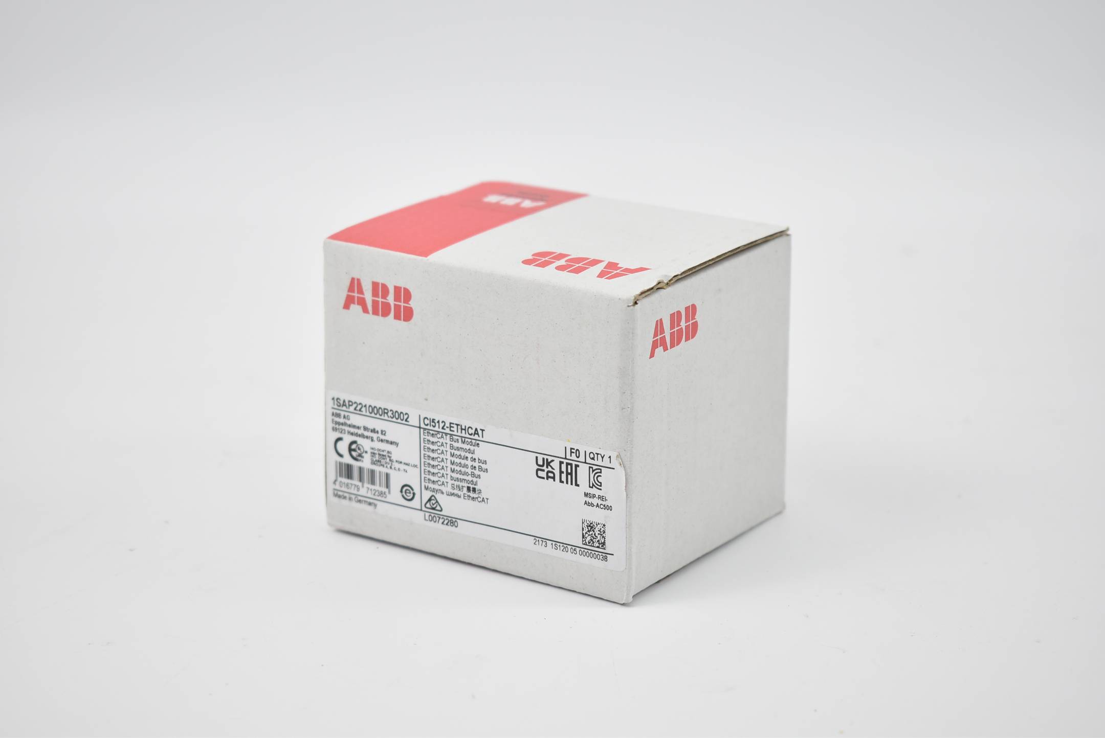 ABB EtherCAT Busmodul CI512-ETHERCAT ( 1SAP221000R3002 )