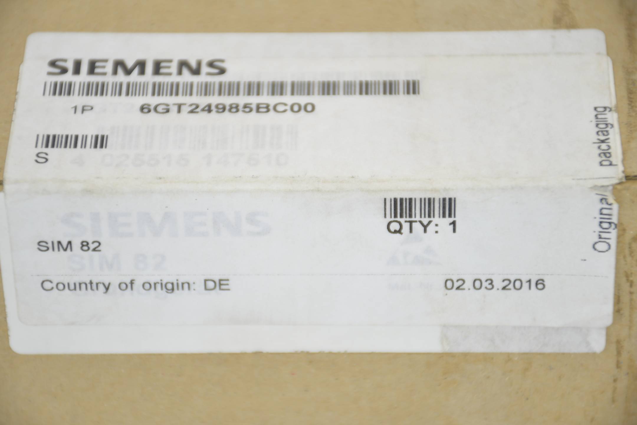 Siemens moby F serielles Interface Modul SIM 82 6GT2498-5BC00 ( 6GT24985BC00 )