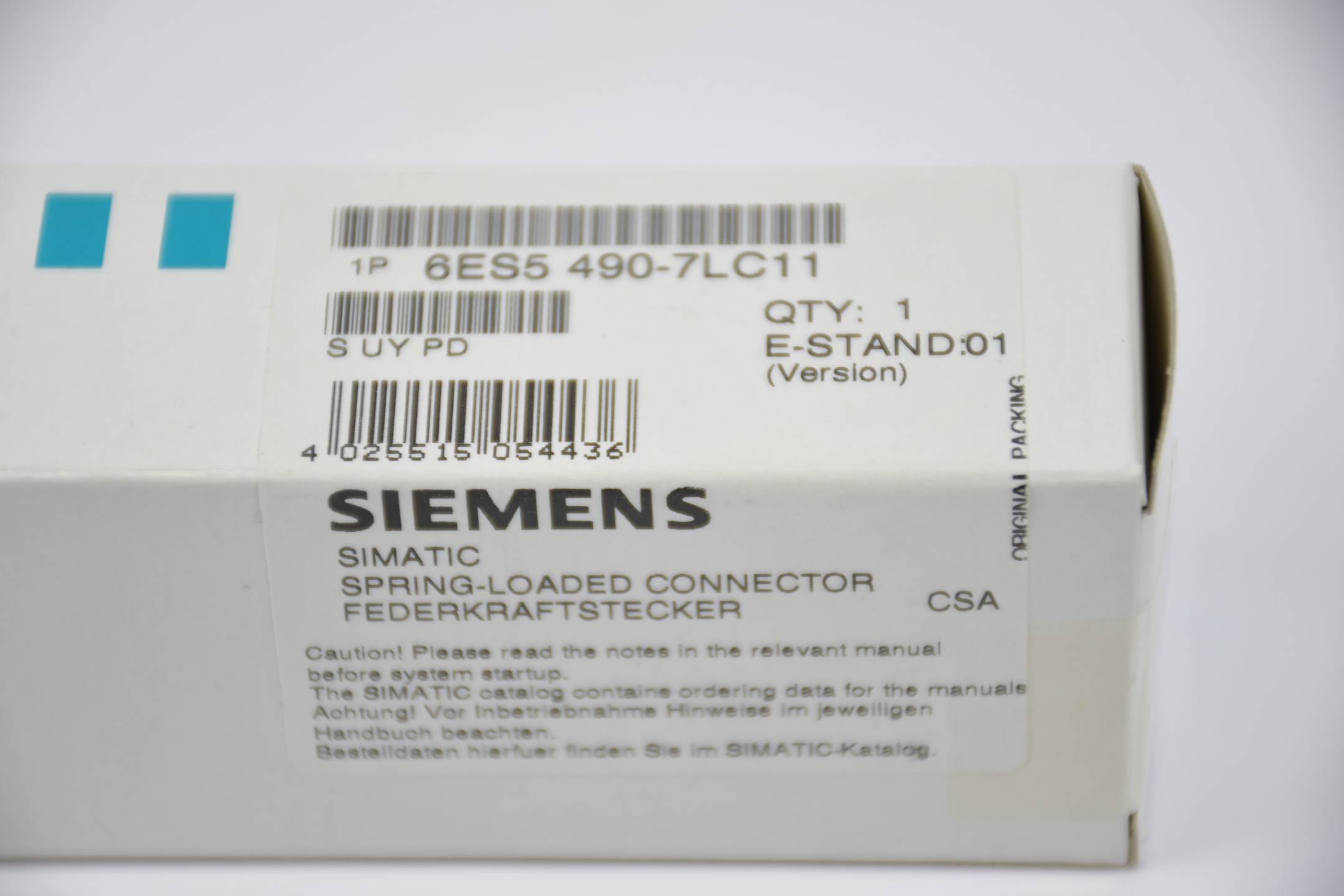 Siemens simatic S5 Frontstecker S5-115 490 6ES5 490-7LC11 ( 6ES5490-7LC11 ) E1