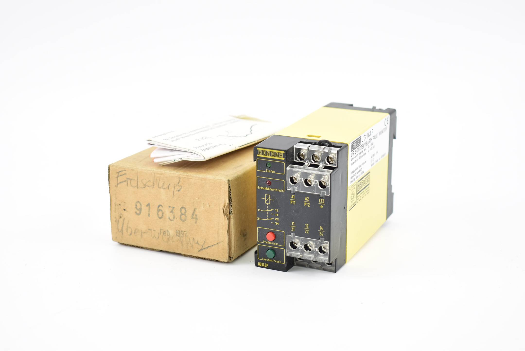 Bender UG Isometer Erdschlussüberwachung AC250V 5A UG143P ( 916384 )