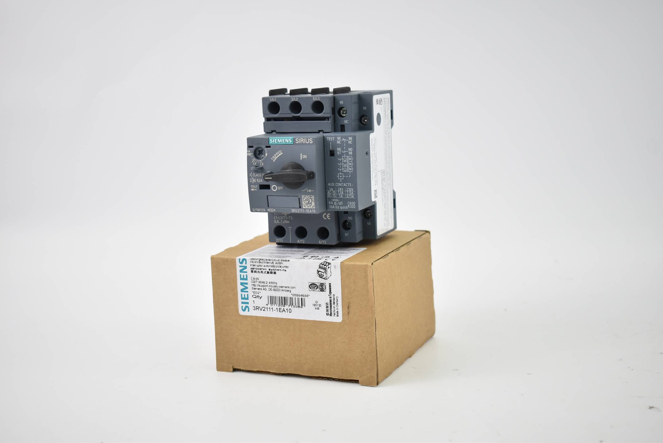 Siemens sirius Leistungsschalter Bg. S00 3RV2 111-1EA10 ( 3RV2111-1EA10 )