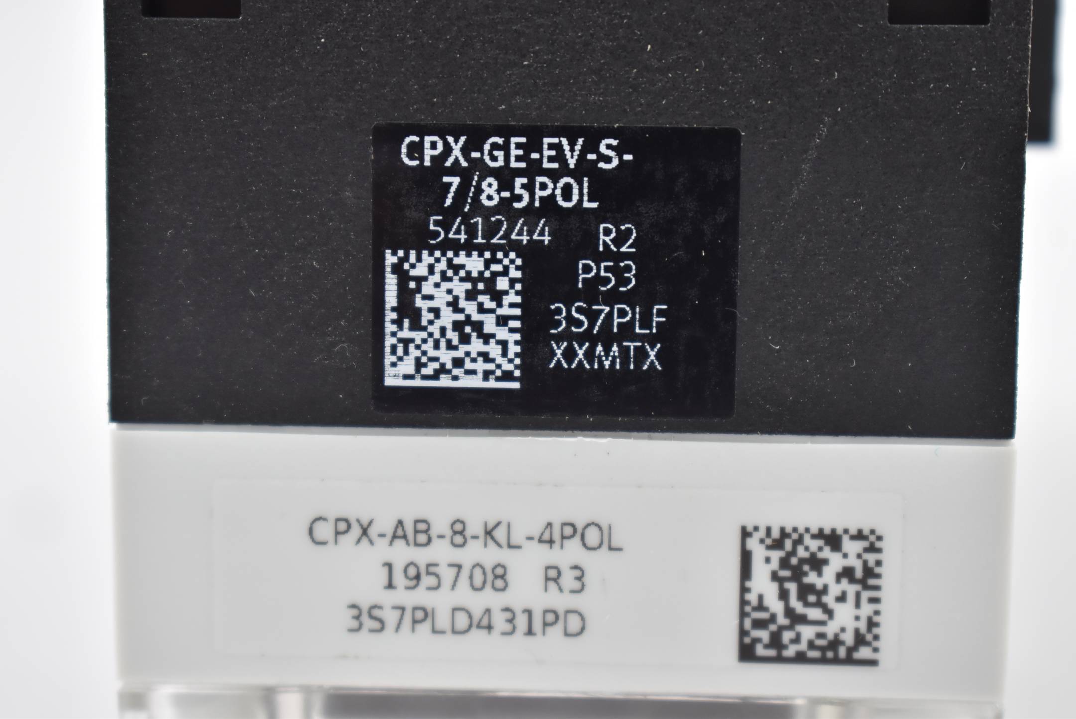 Festo Anschlussblock CPX-AB-8-KL-4POL + Verkettungsblock CPX-GE-EV-S-7/8-5POL