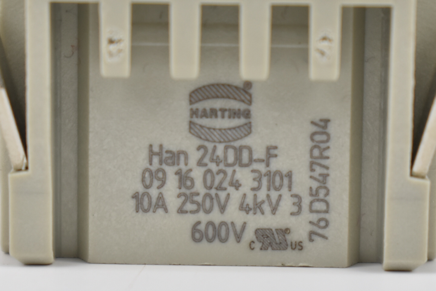 Harting Kontakteinsatz Crimp Han24DD-F 09160243101 ( 09 16 024 3101 ) 600V