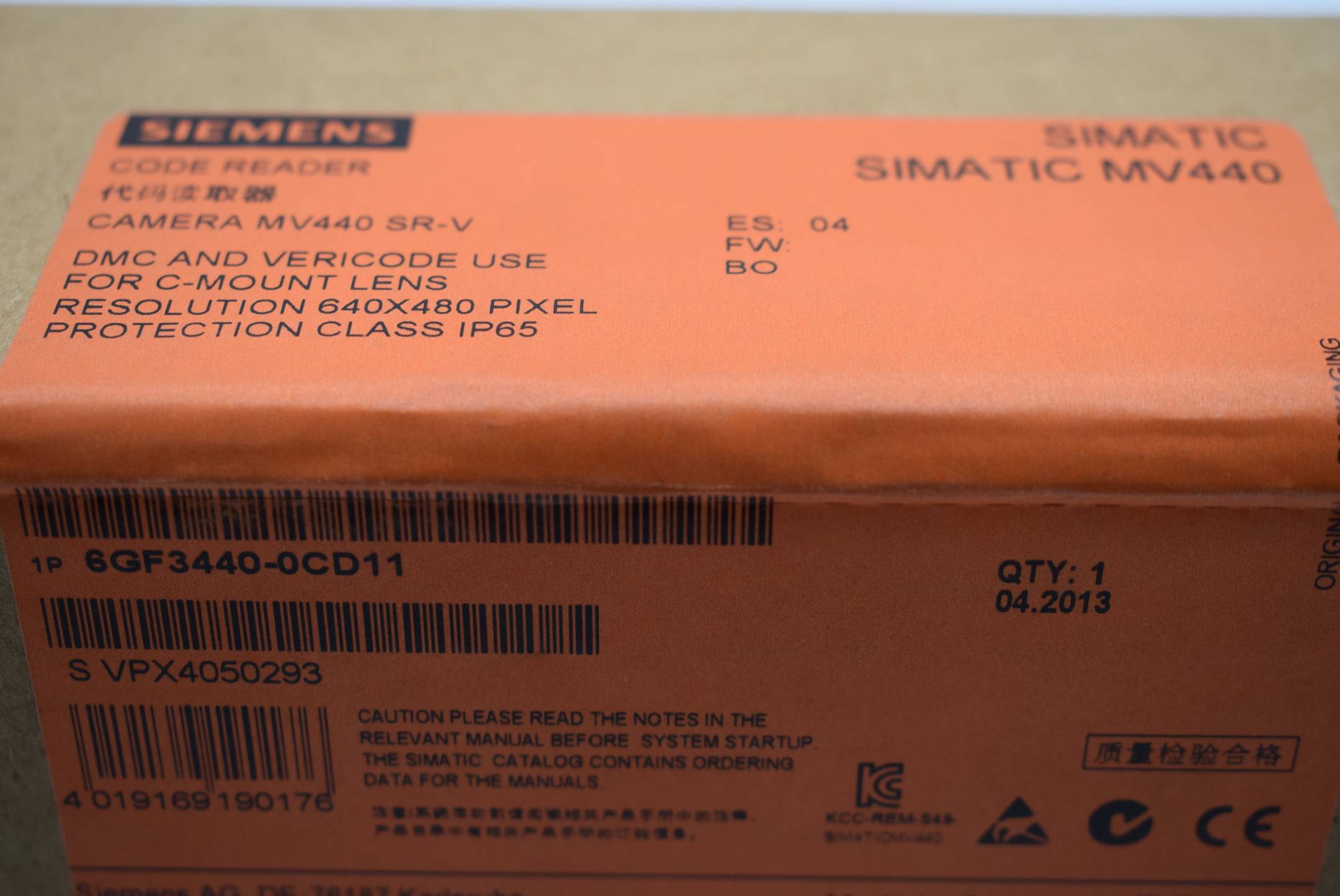 Siemens simatic MV440 SR-V 6GF3440-0CD11 ( 6GF3 440-0CD11 ) ES. 04