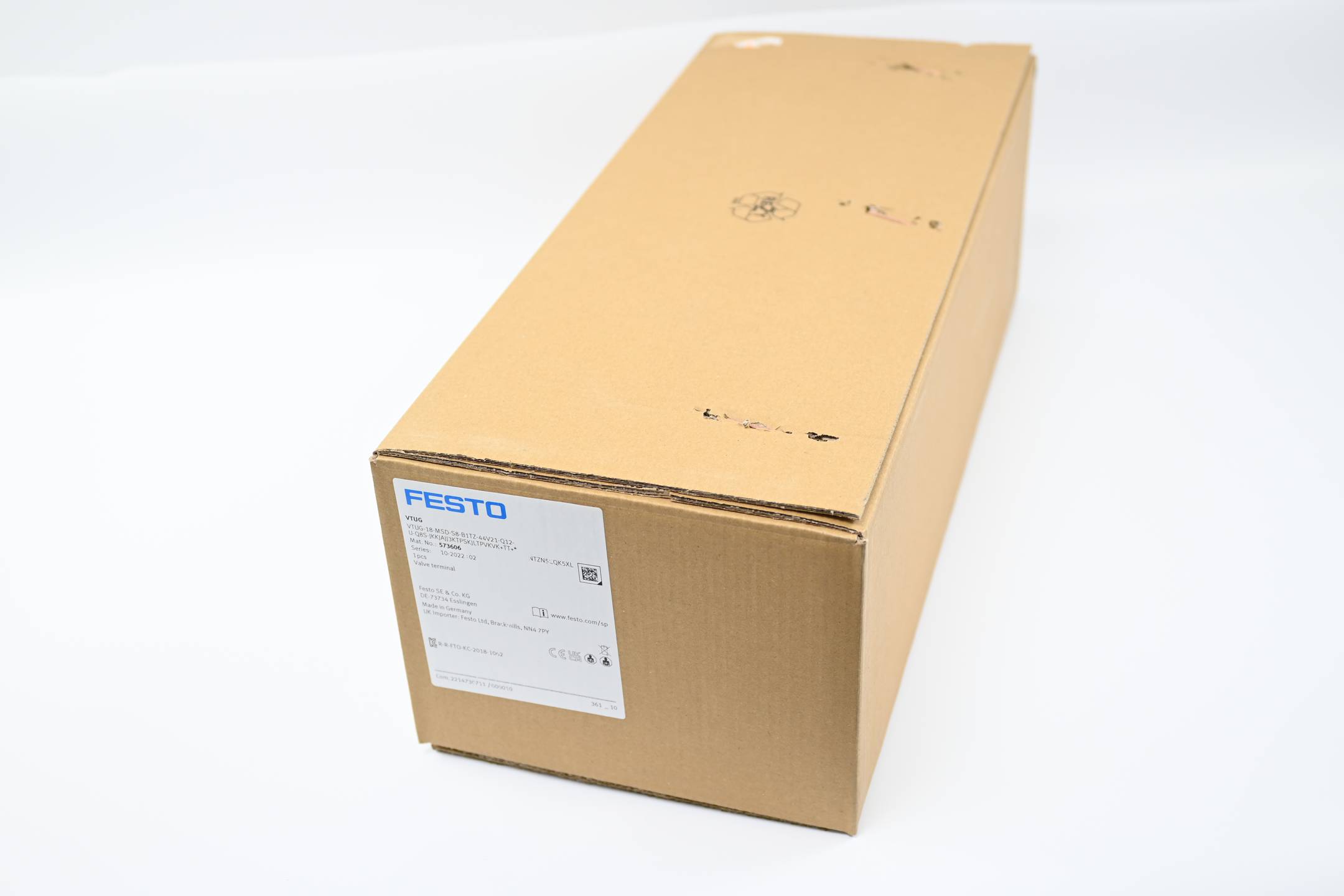 Festo Ventilinsel VTUG VTUG-18-MSD-S8-B1TZ-44V21-Q12-U-Q8S ( 573606 )