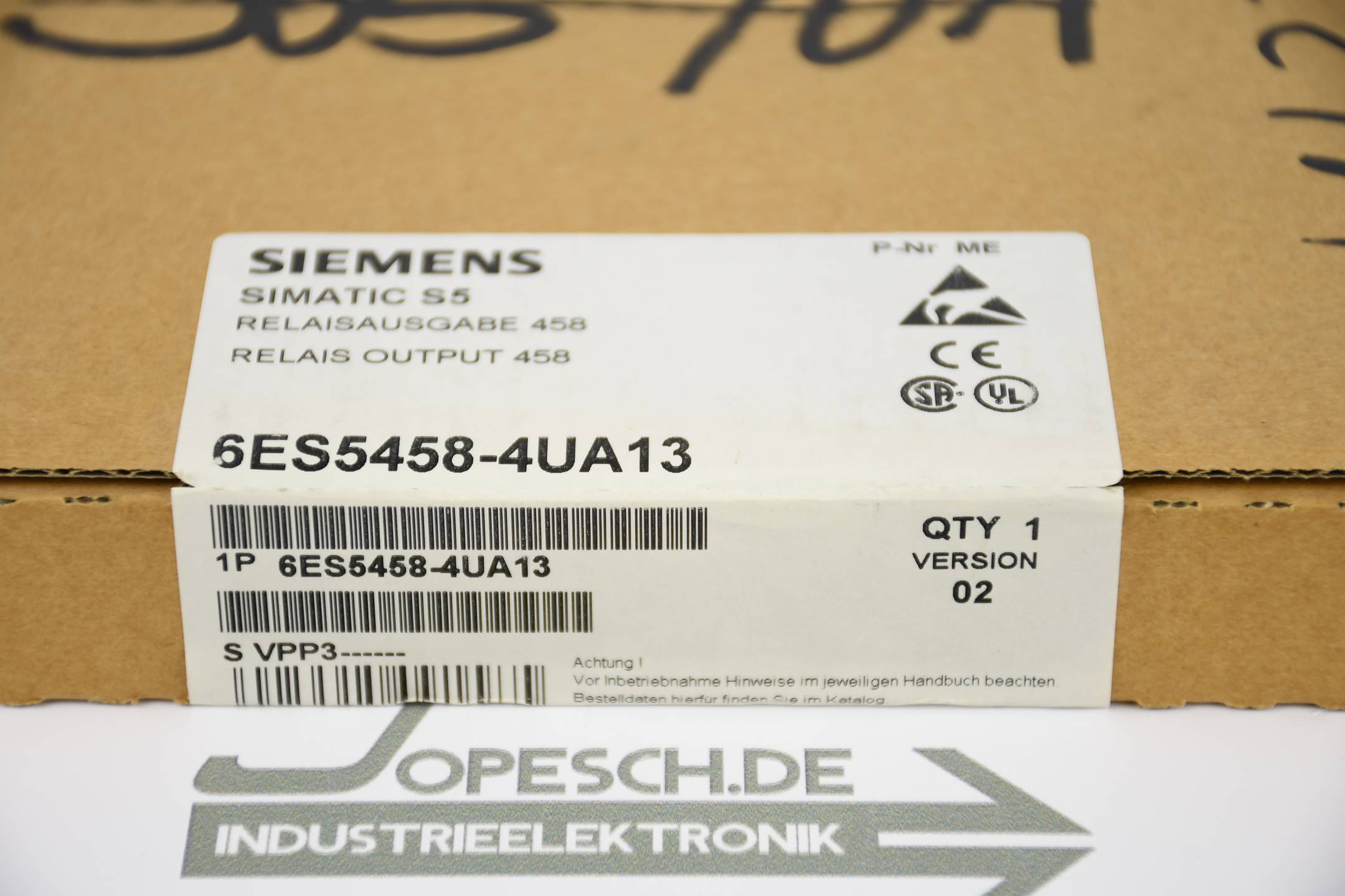 Siemens simatic S5 Digital Output 458 6ES5458-4UA13 ( 6ES5 458-4UA13 ) Ver 2