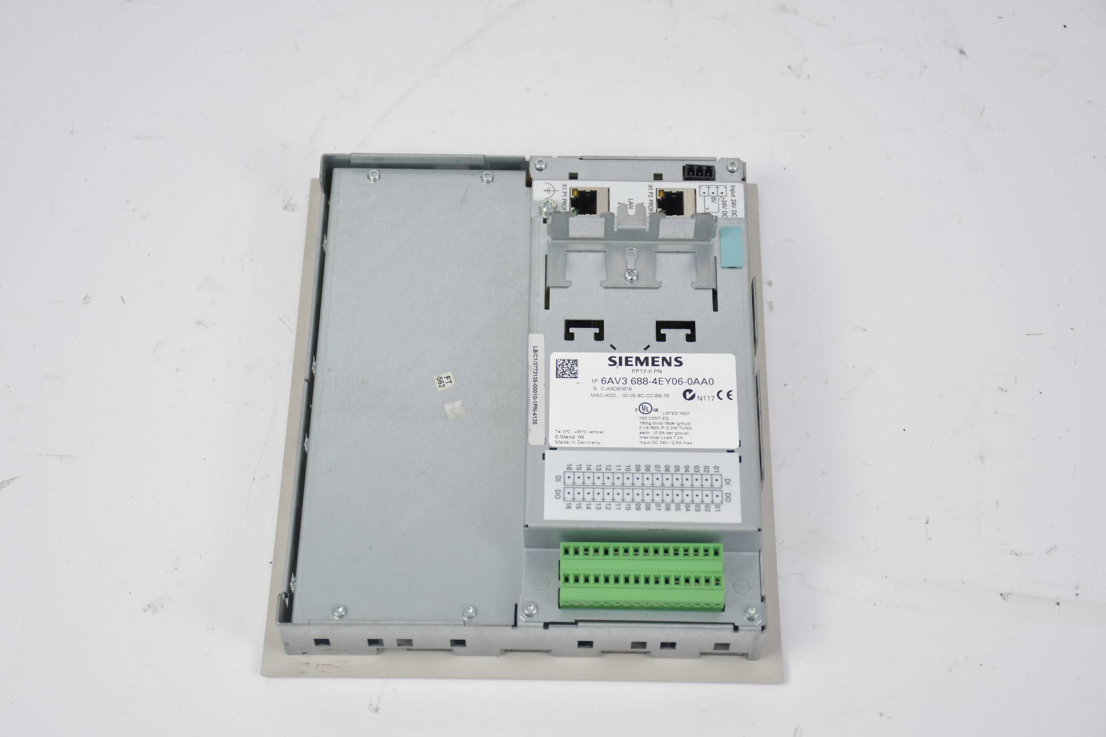 Siemens Push Button Panel PP17-II 6AV3688-4EY06-0AA0 ( 6AV3 688-4EY06-0AA0 ) E4