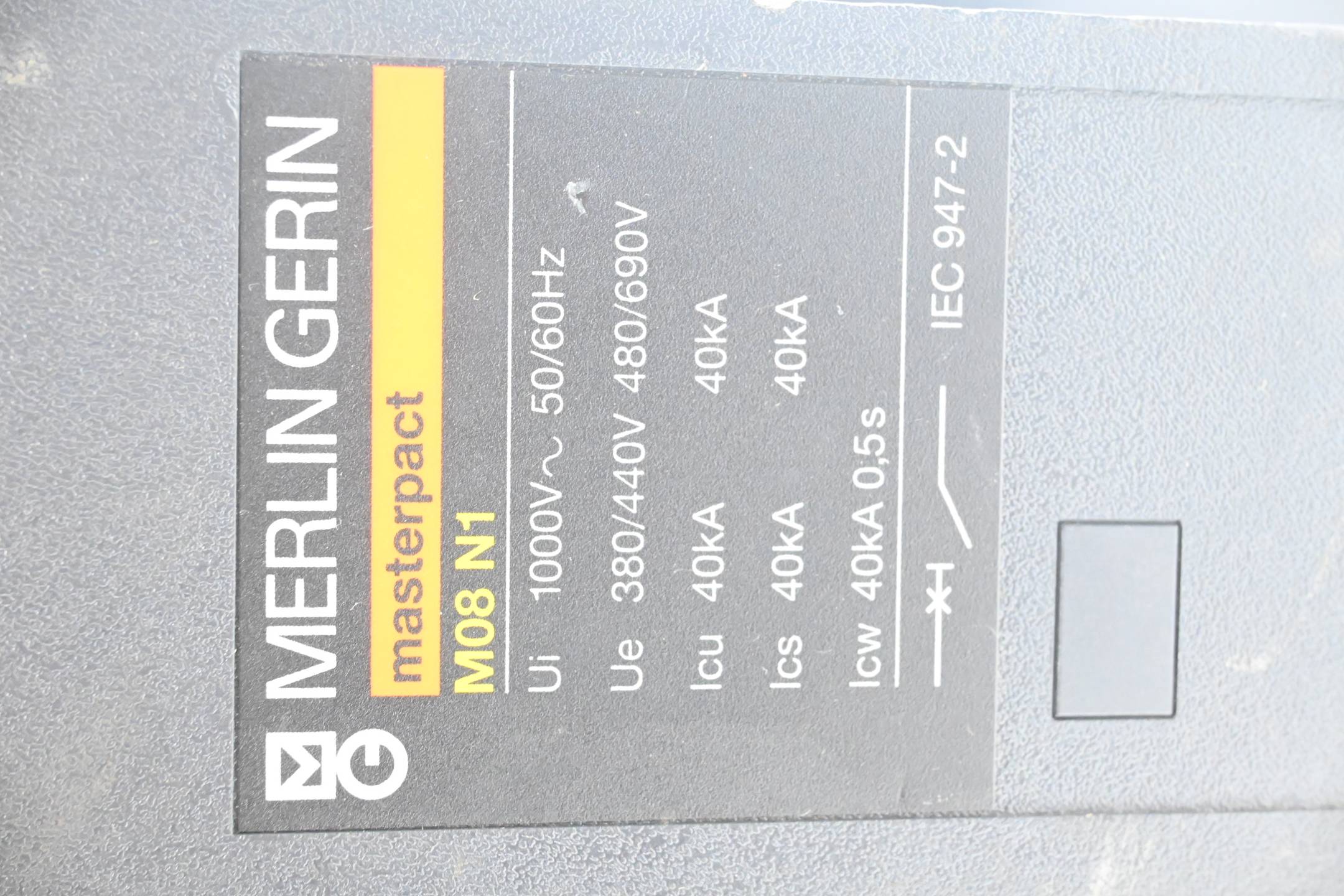Merlin Gerin Leistungsschalter masterpact M08 N1 ( M08N1 )