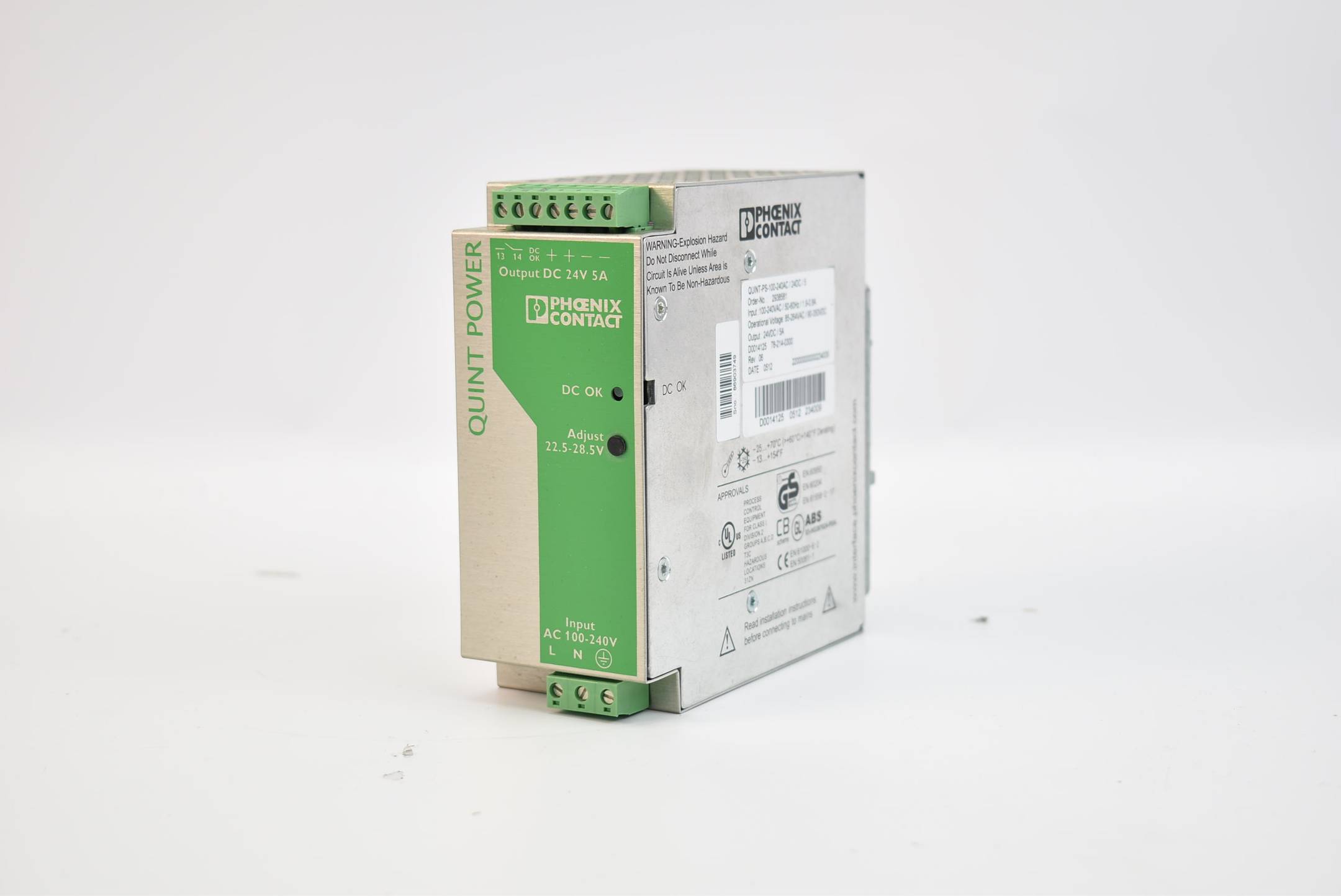 Phoenix Contact Stromversorgung QUINT-PS-100-240AC/24DC/ 5 ( 2938581 )