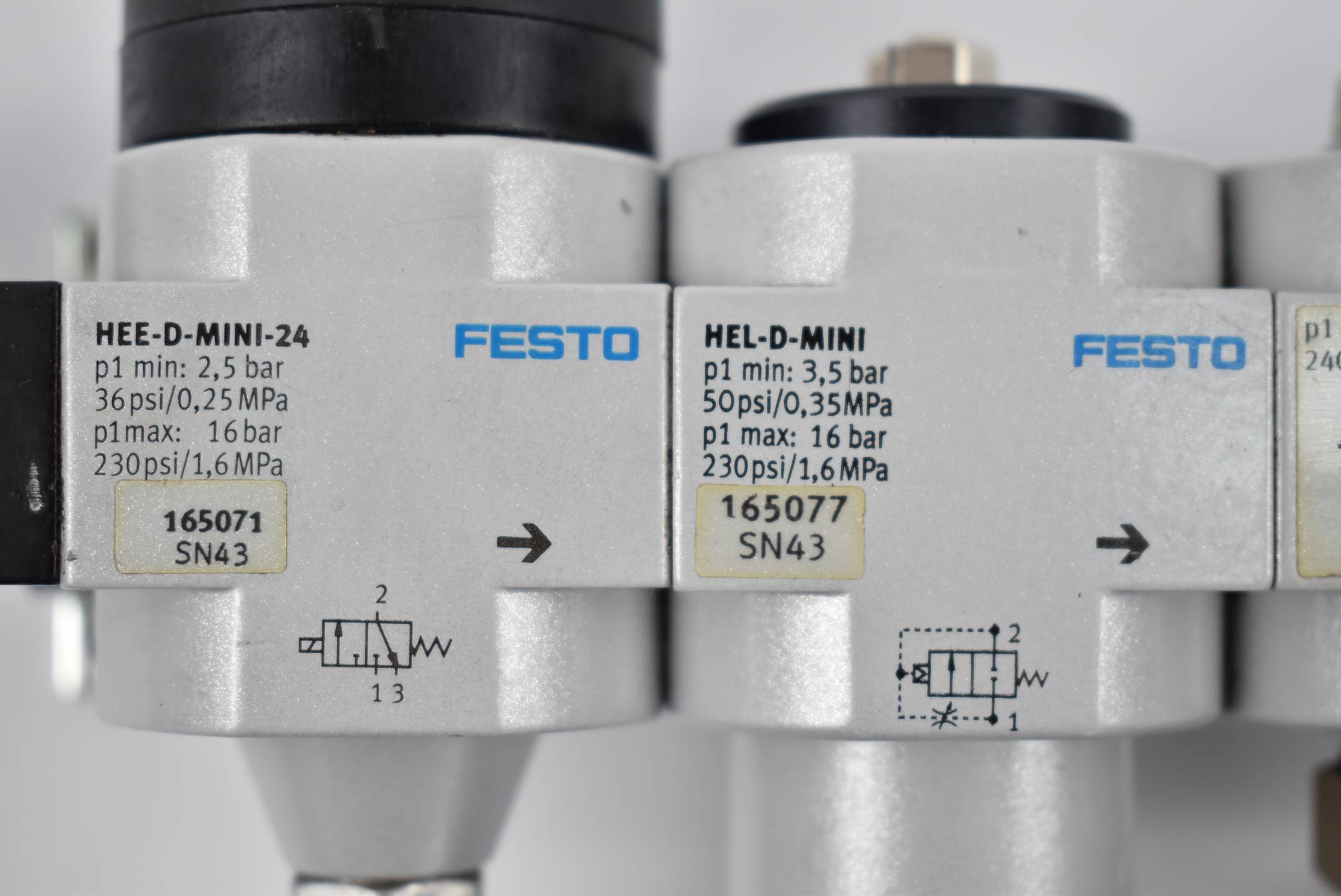 Festo Ventilinsel 165071 + 165077 + 170684 + 159621 + 175250 + 164274 + 364665