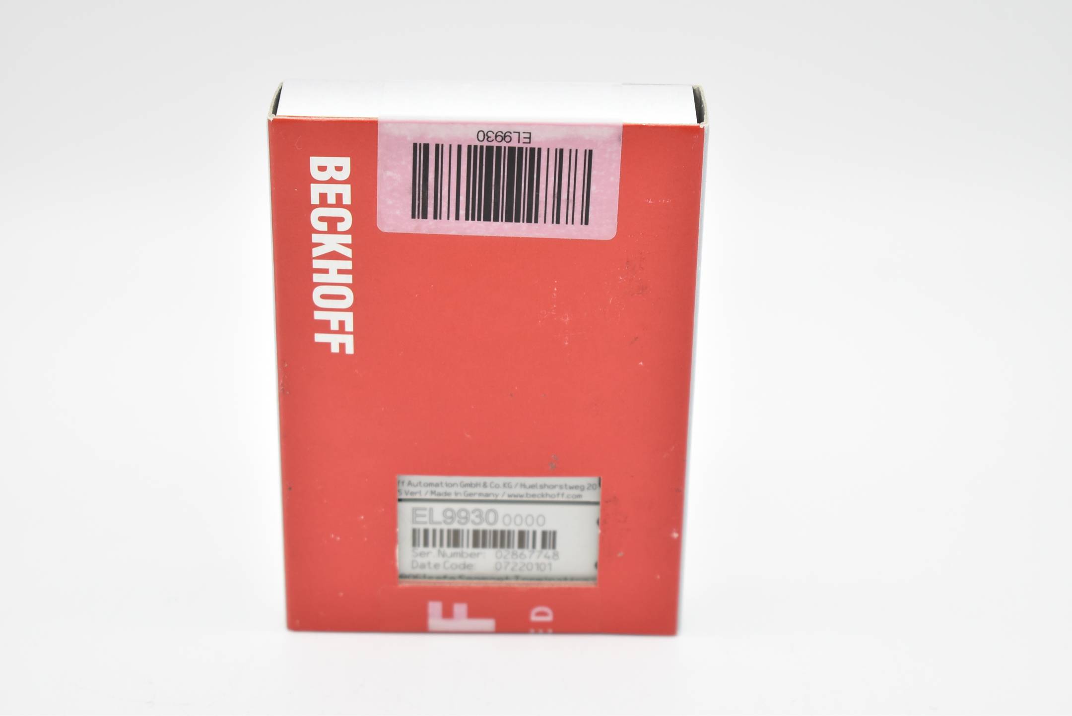 Beckhoff PROFIsafe Segment-Abschlussklemme EL9930 ( EL 9930 )