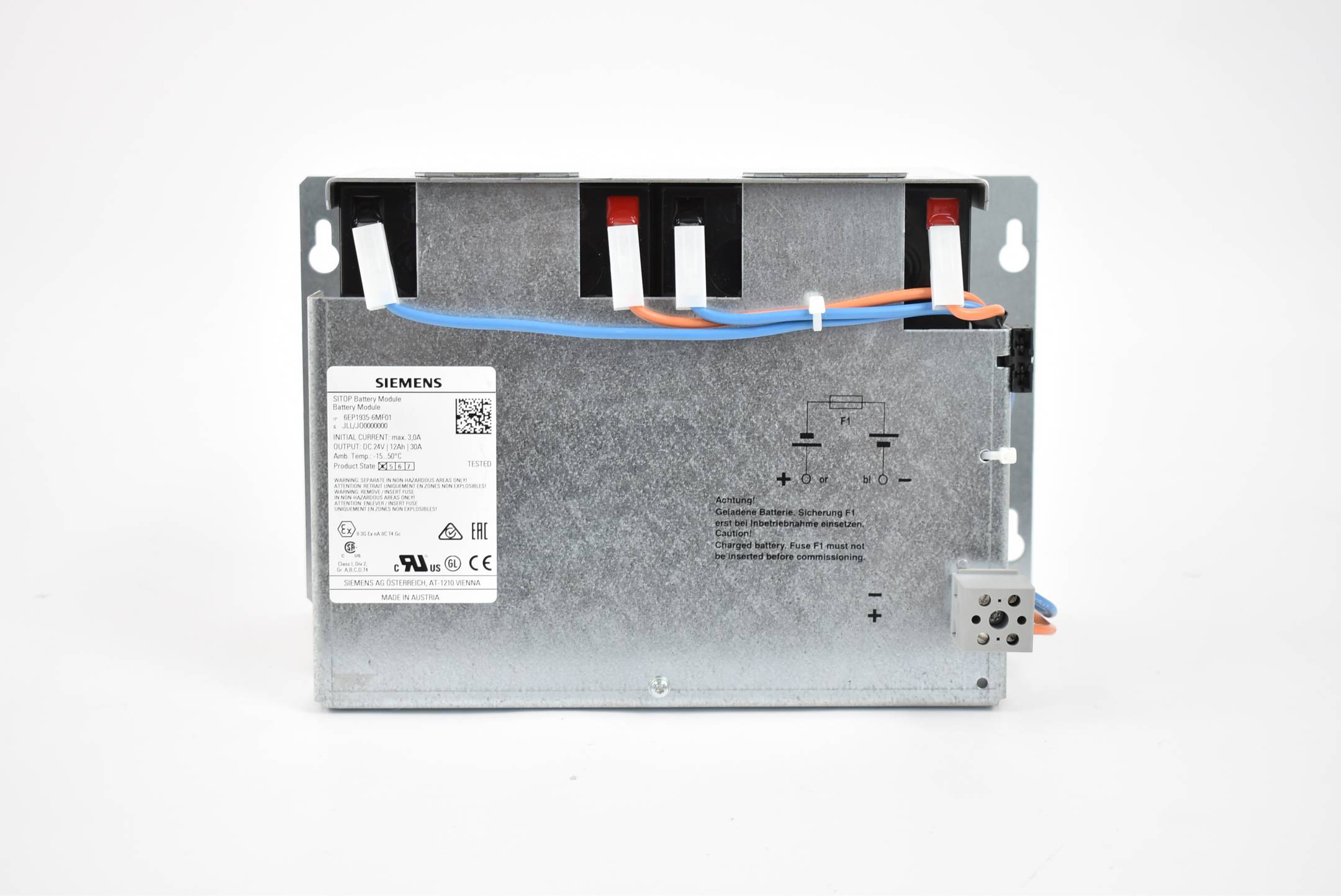 Siemens sitop Akku 24VDC 12Ah 30A 6EP1935-6MF01 ( 6EP1 935-6MF01 ) E3