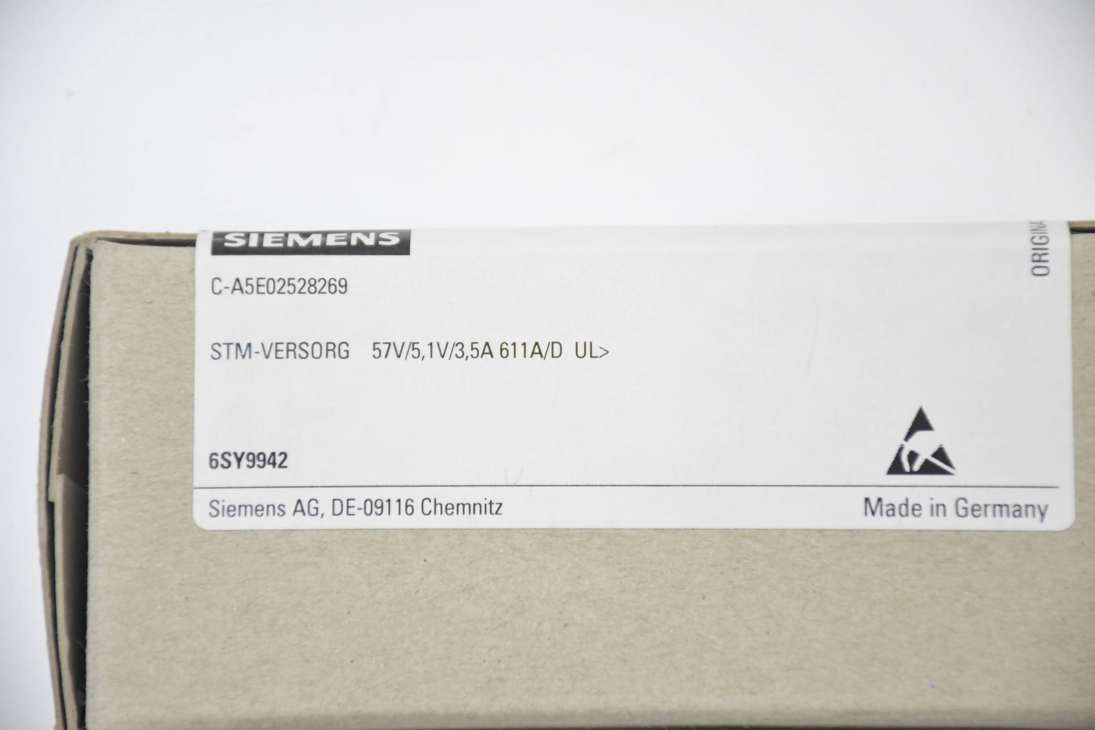 Siemens Strom-Versorgung 57V/5,1V/3,5A 611A/D UL> 6SY9942 ( C-A5E02528269 )