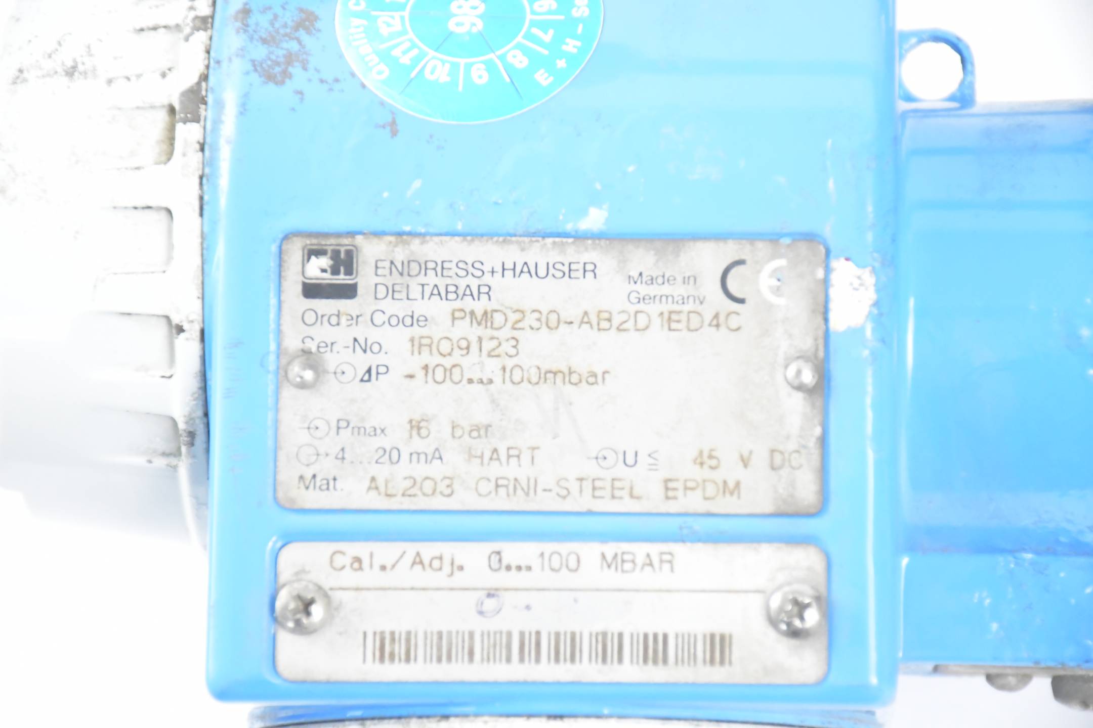 Endress+Hauser Digitaler Differenzdruckmessumformer Deltabar S PMD230-AB2D1ED4C