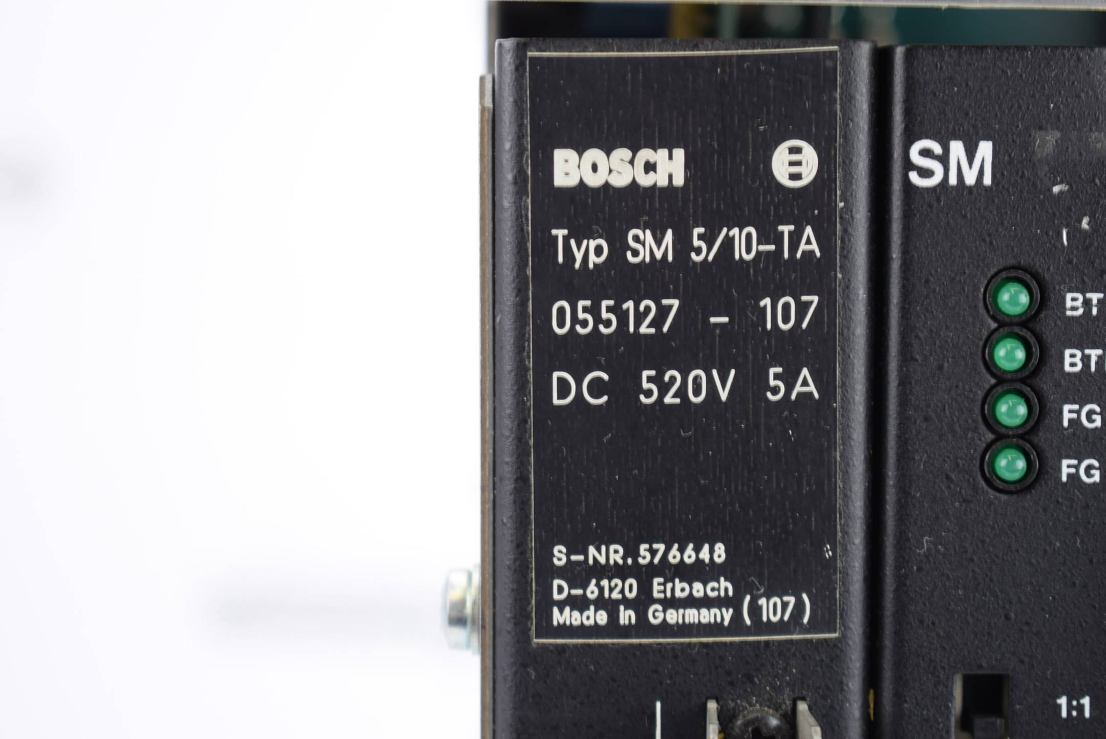Rexroth Bosch Servo Modul SM 5/10-TA 1 DC 520V ( 055127-107 )
