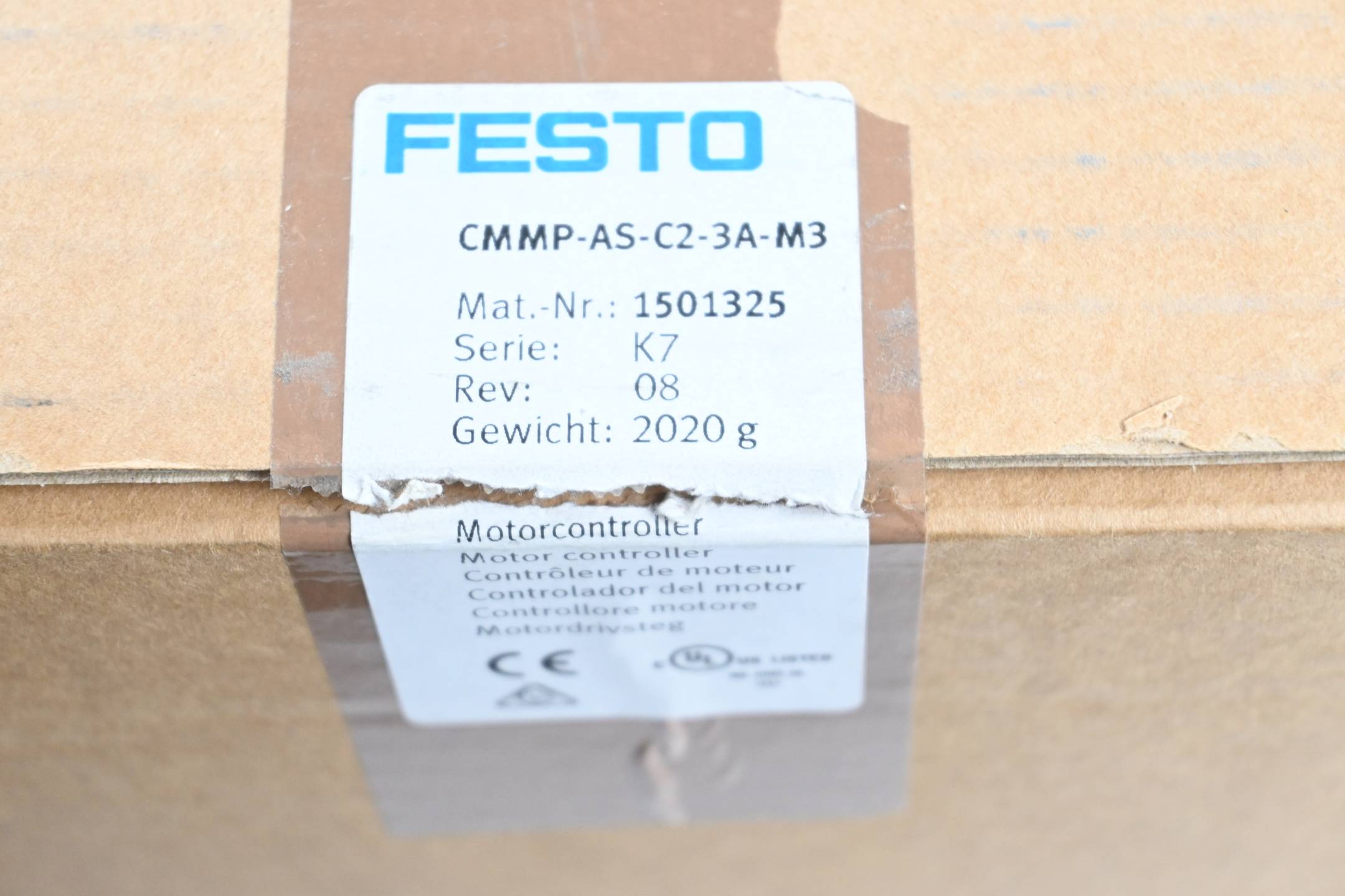 Festo Motorcontroller CMMP-AS-C2-3A-M3 ( 1501325 )