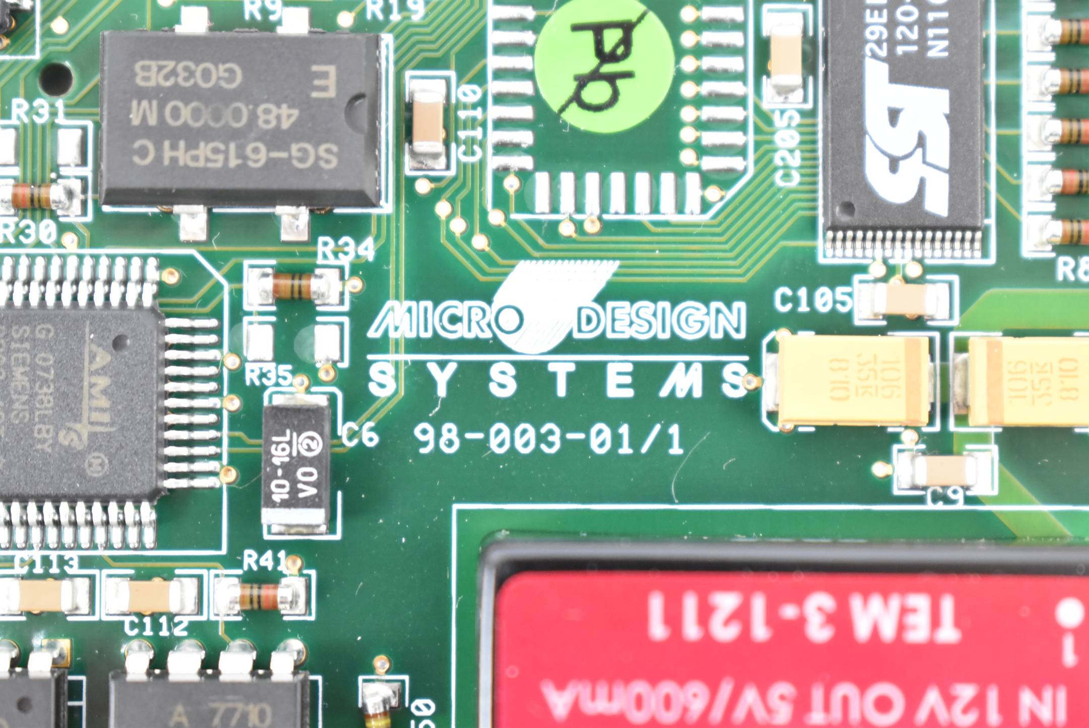 Micro Design Systems PDP-TP Profibus DP Kommunikationskarte 98-003-01/1