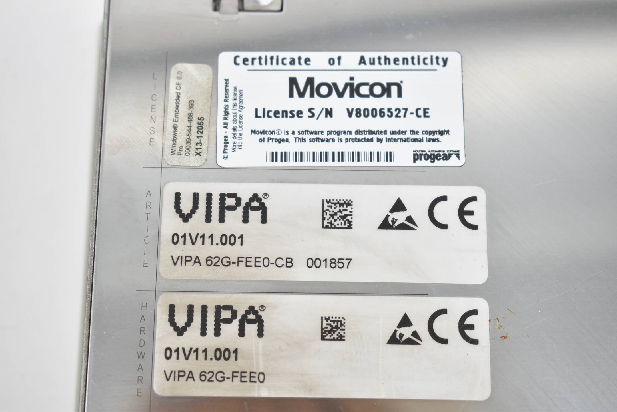 VIpa Movicon Touch Panel 62G-FEE0-CB