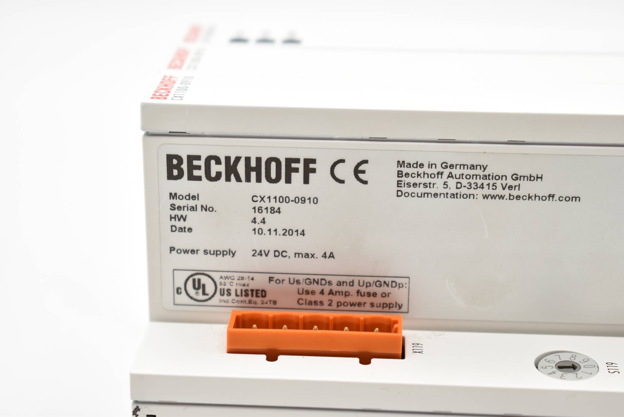 Beckhoff USV-Modul CX1100-0910 ( CX11000910 )