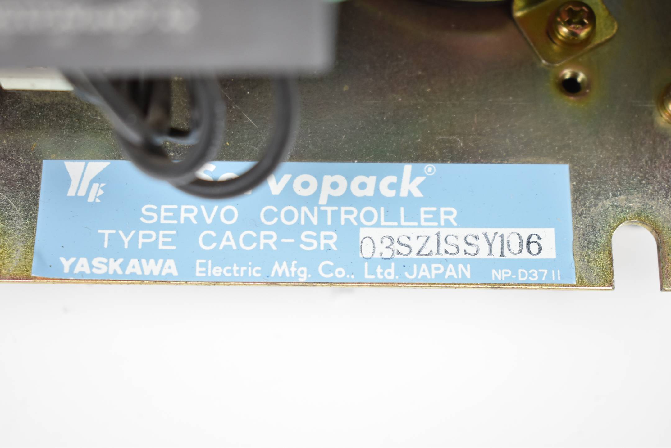 Yaskawa Servopack Servo Controller CACR-SR 03SZ1SSY106