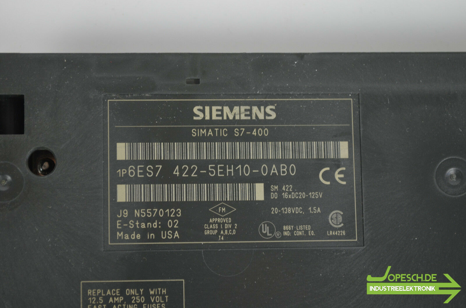 Siemens simatic S7-400 SM422 6ES7 422-5EH10-0AB0 ( 6ES7422-5EH10-0AB0 ) E02