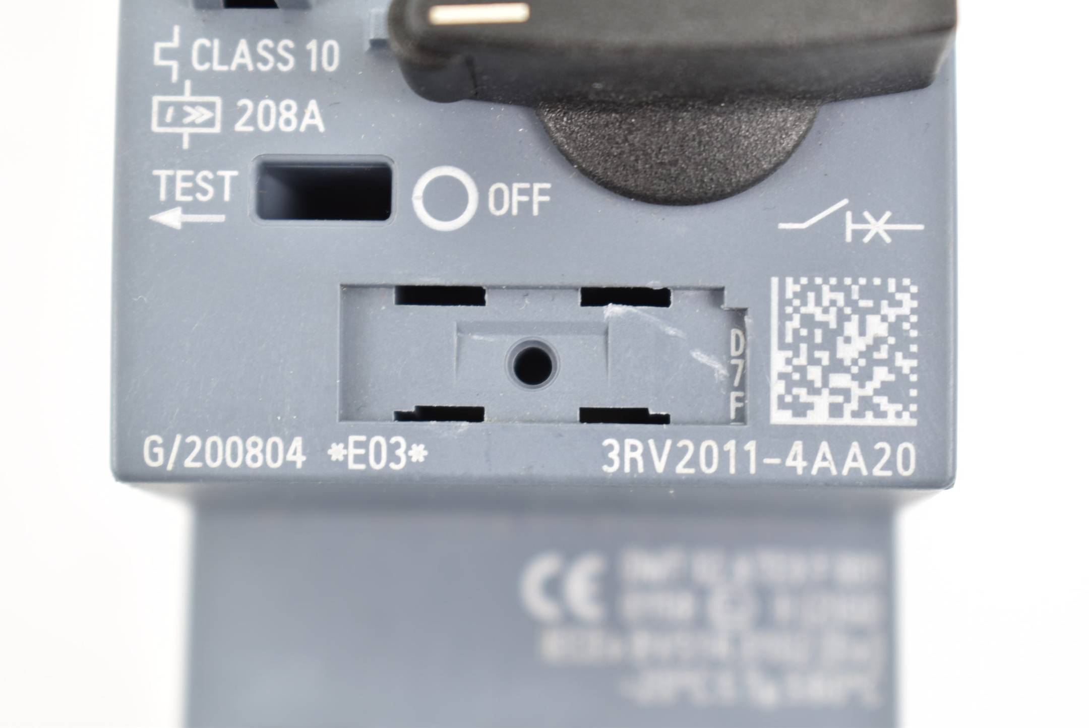 Siemens sirius Leistungsschalter Bg. S00 3RV2 011-4AA20 ( 3RV2011-4AA20 )