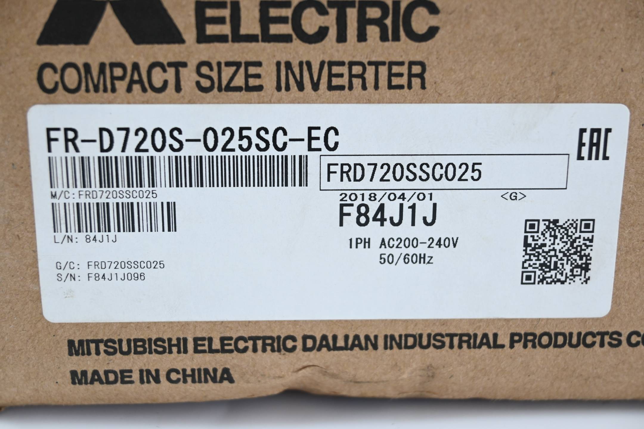 Mitsubishi Frequenzumrichter FR-D720S-025SC-EC 