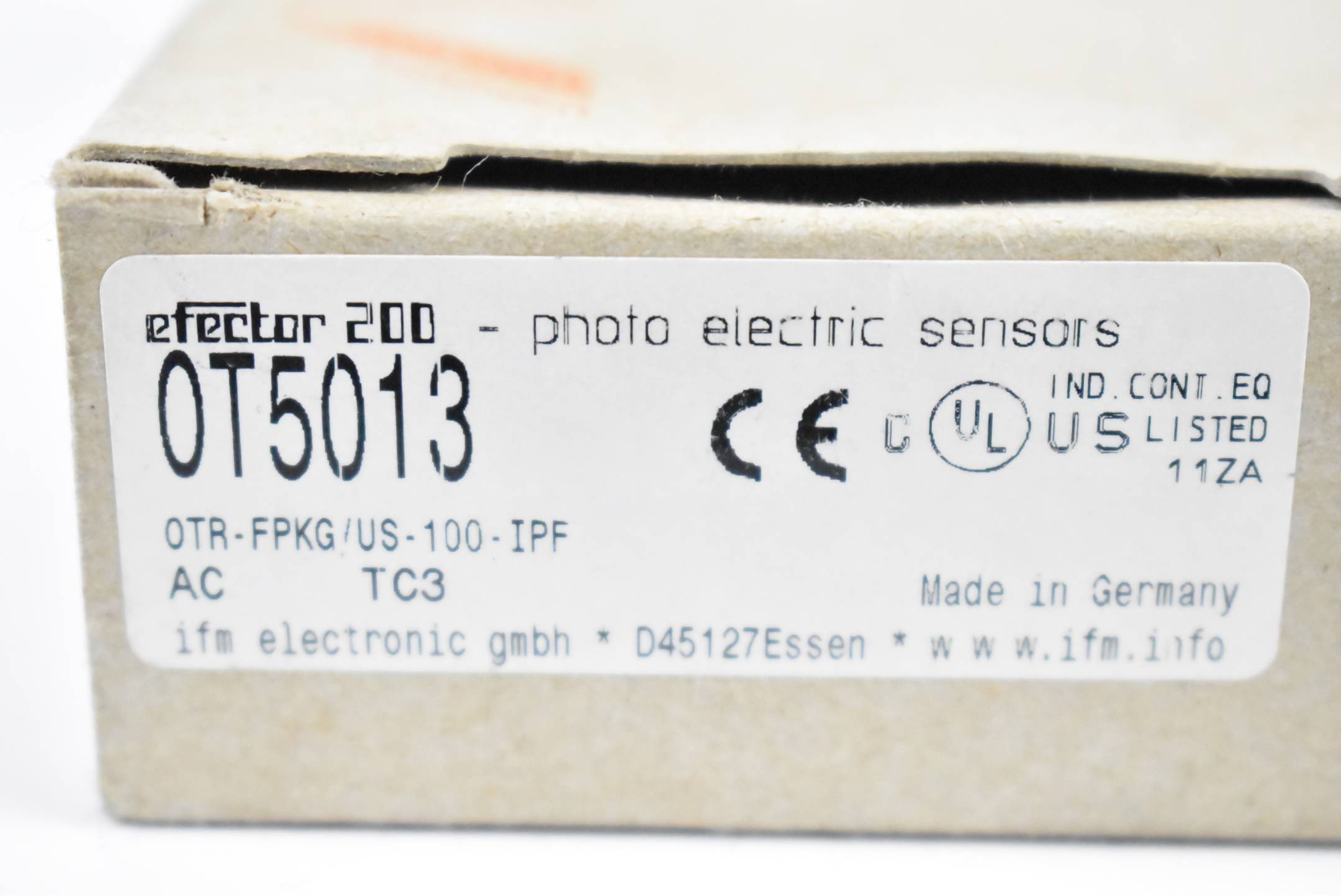 ifm electronic Reflexlichtschranke efector 200 0T5013 0TR-FPKG/US-100-IPF