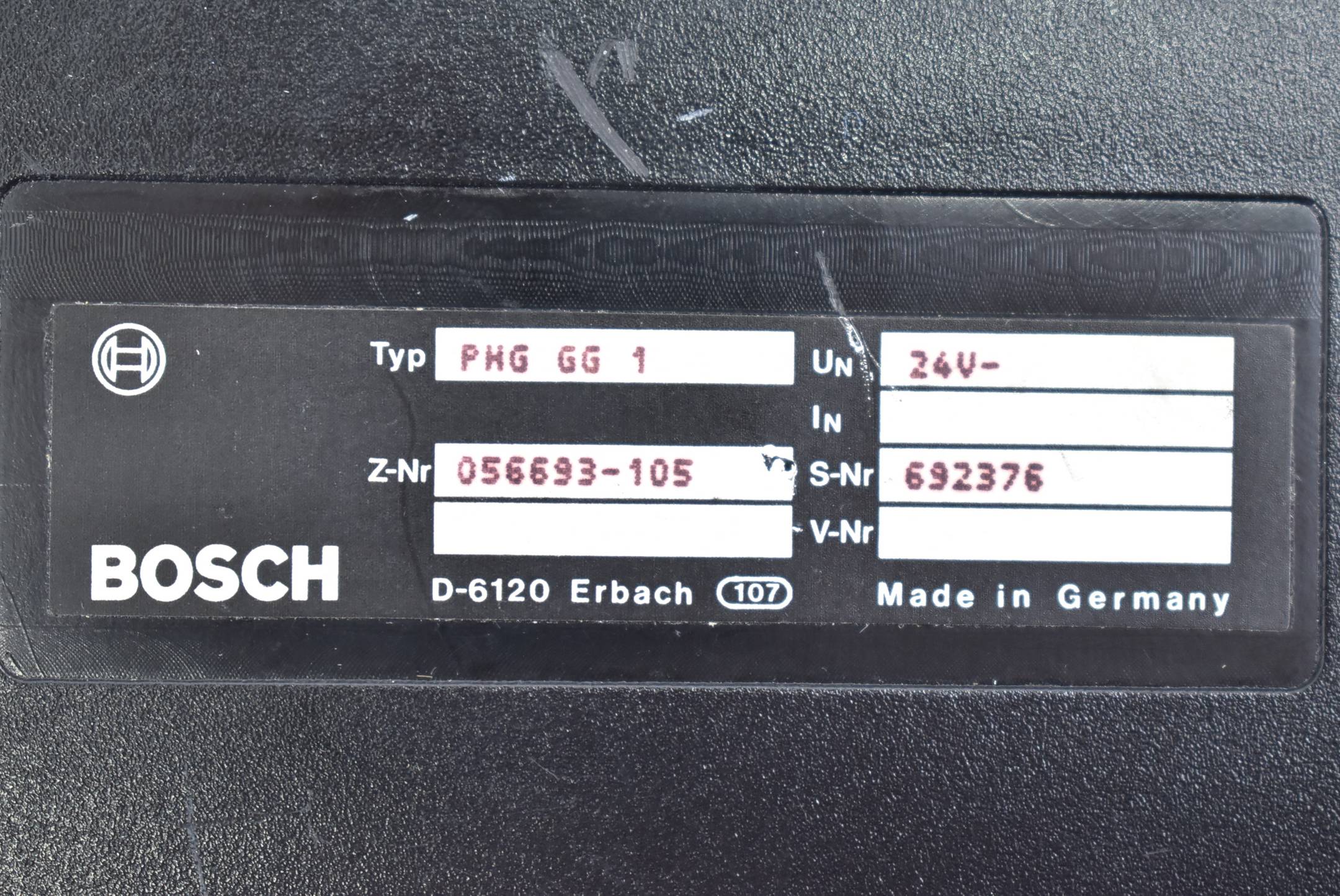 Bosch Bachmann HT 600 Handbediengerät Steuerung 24VDC PHG GG 1